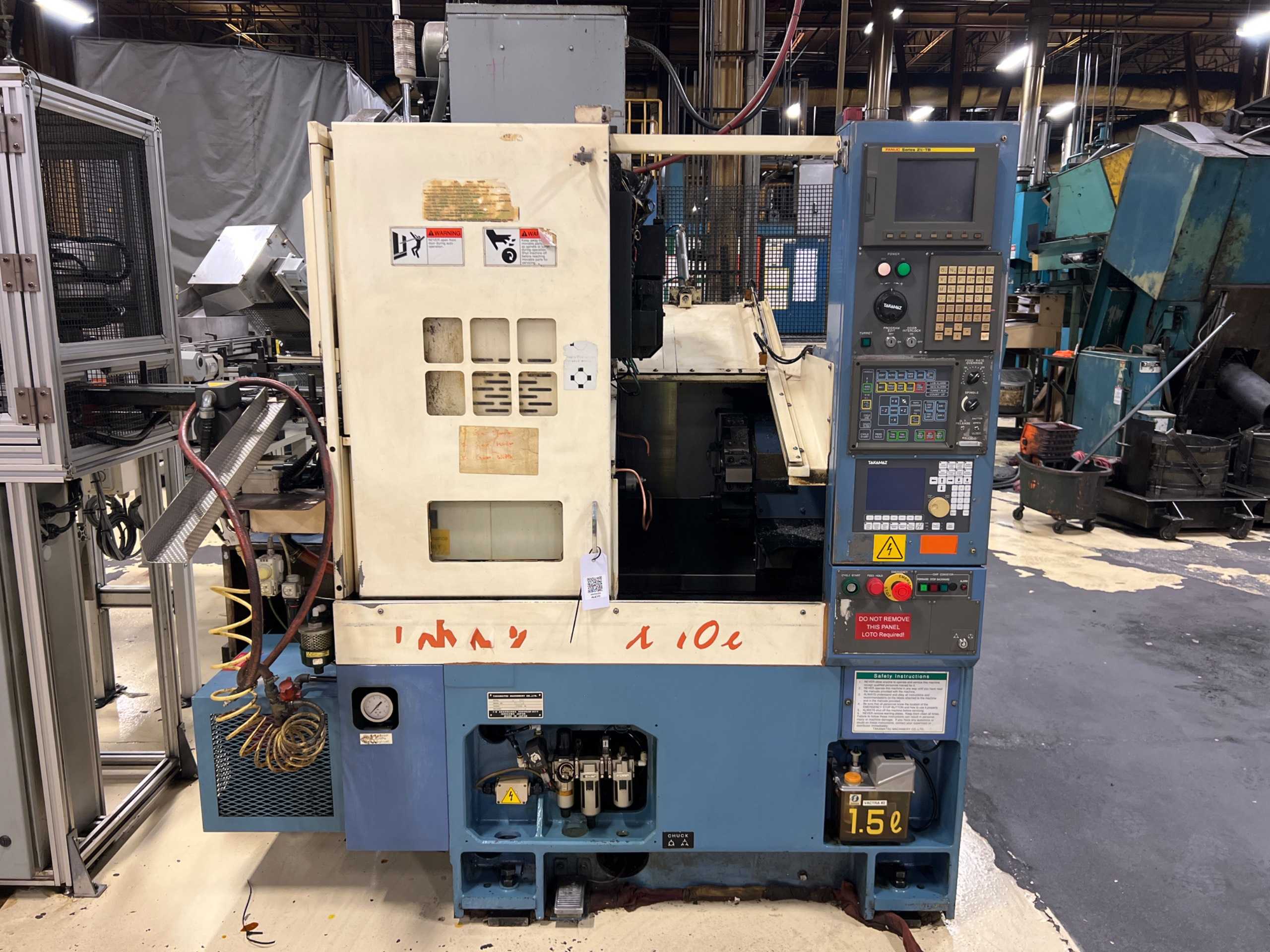 2005 TAKAMATSU X-10I CNC LATHE 2005 TAKAMATSU X-10I CNC LATHE