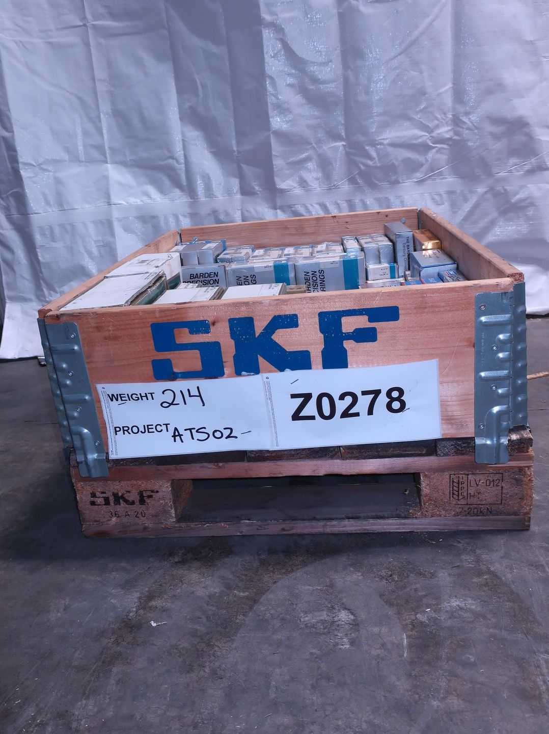 CRATE OF ASSORTED PRECISION BEARINGS - BEARINGS