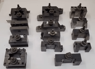 ALORIS LATHE TOOL POST HOLDER - 16 PIECE SET (INCLUDES CXA-12, CXA-1, CXA-7, CXA-8, ETC.) - MACHINE TOOLING