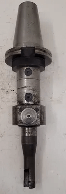 KOMET MO205201 FINE ADJUSTABLE BORING HEAD WITH CAT 50 HOLDER AND TOOLING EXTENSIONS - MACHINE TOOLING
