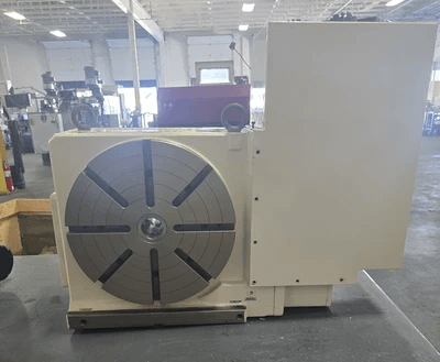 TSUDAKOMA RNCM 301R ROTARY TABLE 12.598" W/ FANUC AIF 12/4000 AC SERVO MOTOR - ROTARY TABLES
