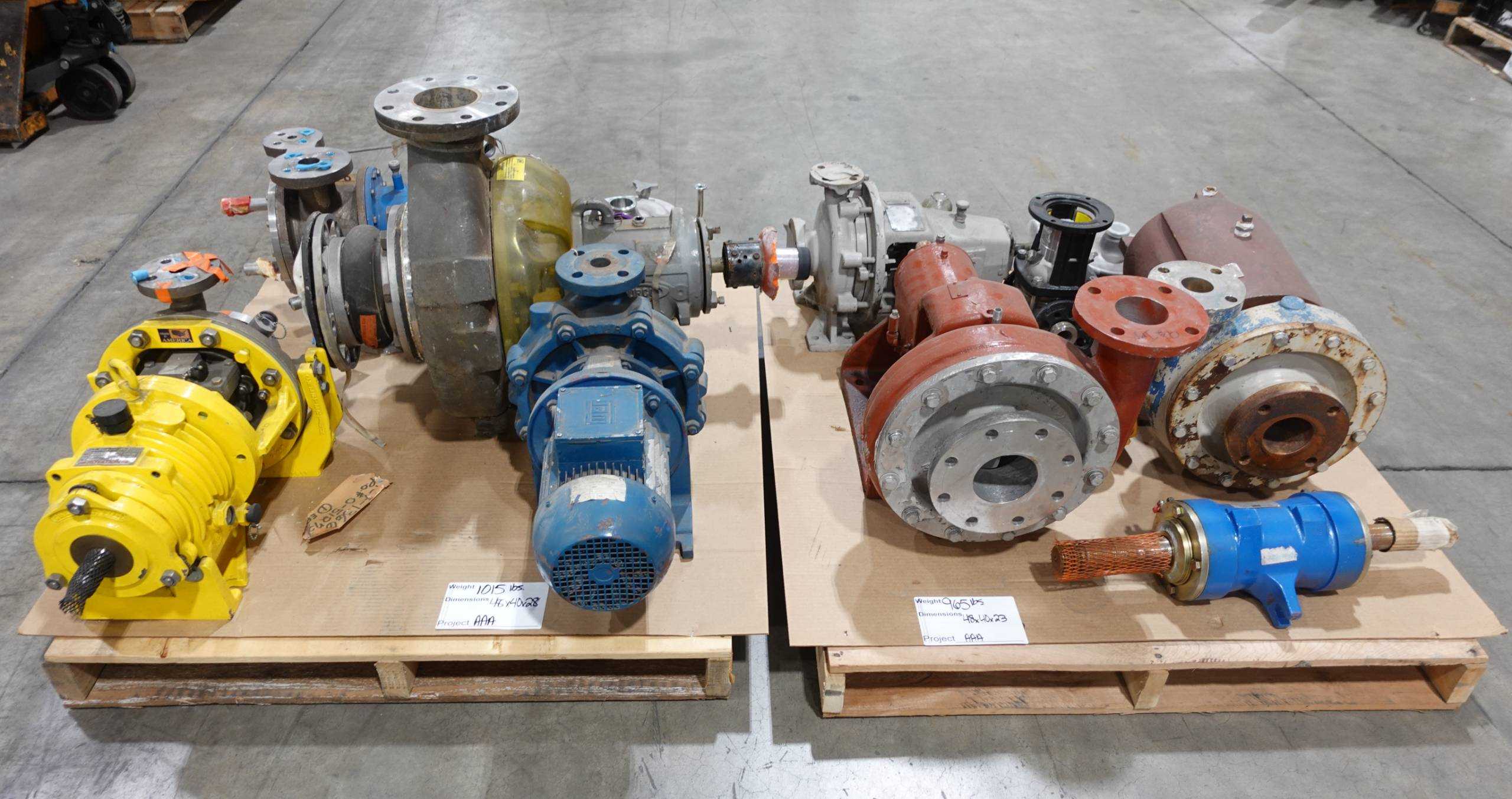 SKU 1729466 - 2 PALLETS OF ASSORTED CENTRIFUGAL PUMPS - CENTRIFUGAL PUMP