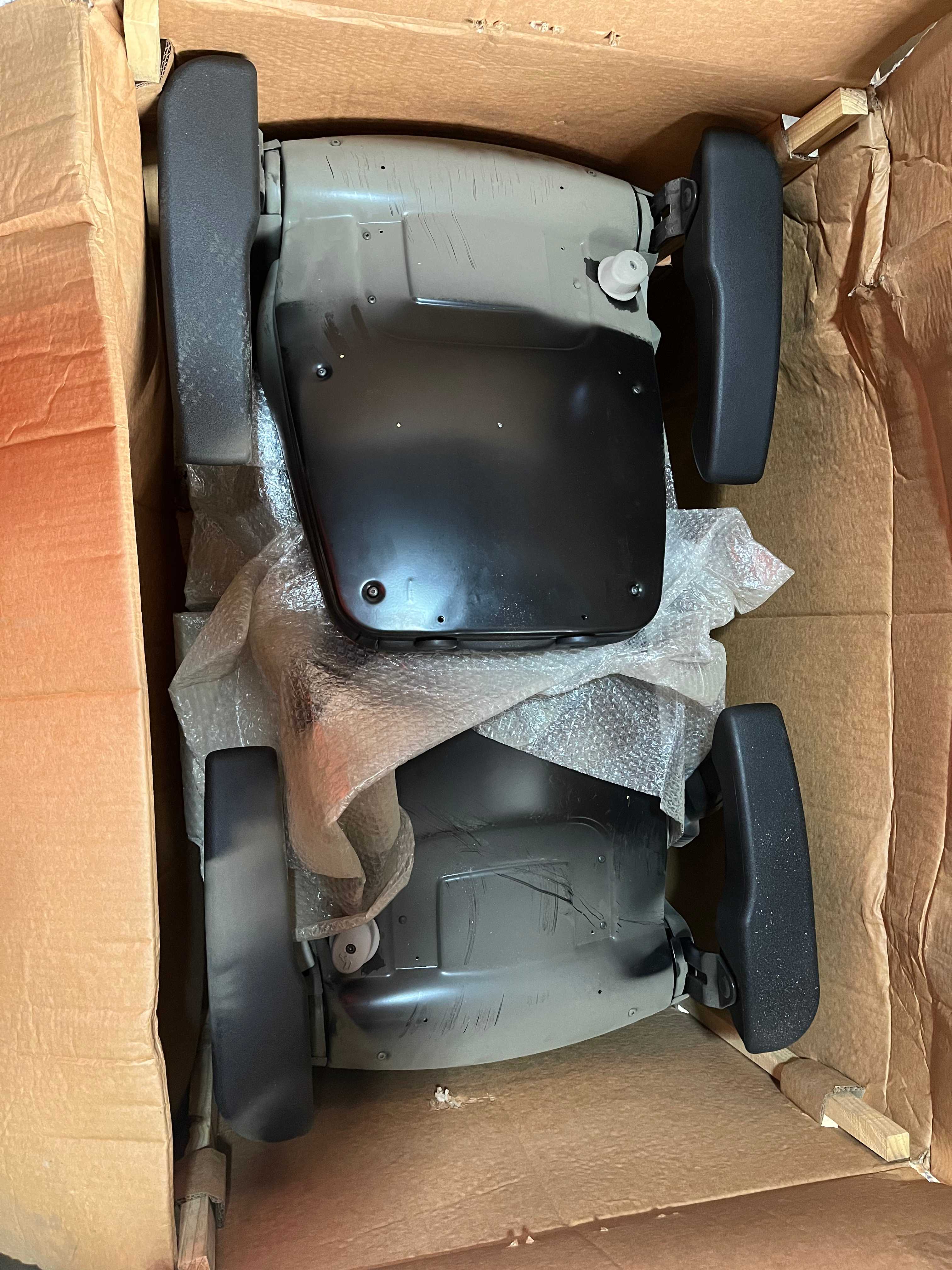 QTY 2: DARBY 20-66444 OPERATOR SEAT FOR MACLEAN BOLTER - CONSTRUCTION EQUIPMENT PARTS