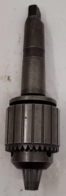 JACOBS NO 36 BALL BEARING CHUCK, 4MT ARBOR, CAP: 3/16-3/4IN, OAL: 9IN - MACHINE TOOLING