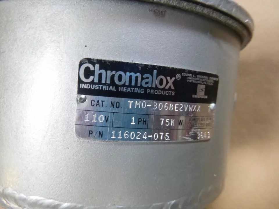 CHROMALOX TMO-306B IMMERSION HEATER - IMMERSION HEATER