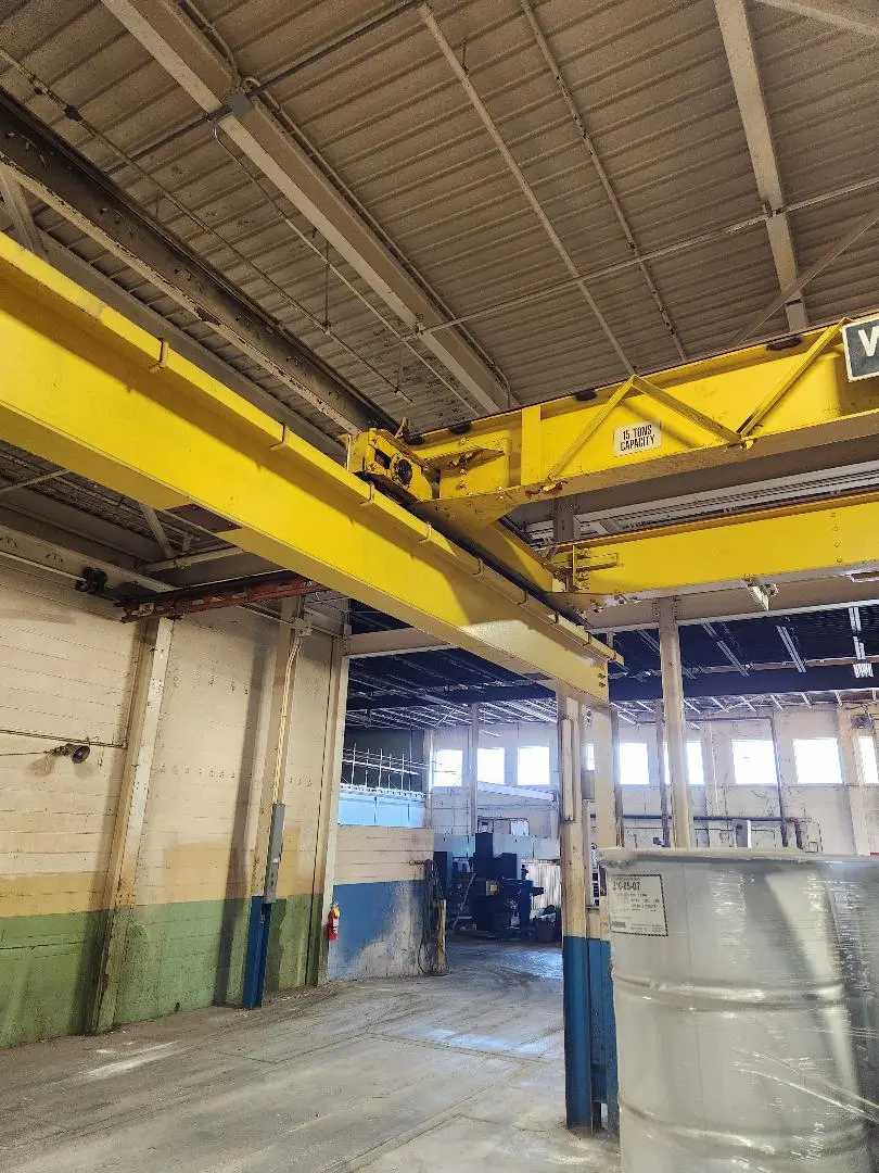 WHITING 15T 20' SPAN DBL COLUMN BRIDGE CRANE 480V 3P 30/150/300 FPM - BRIDGE CRANE