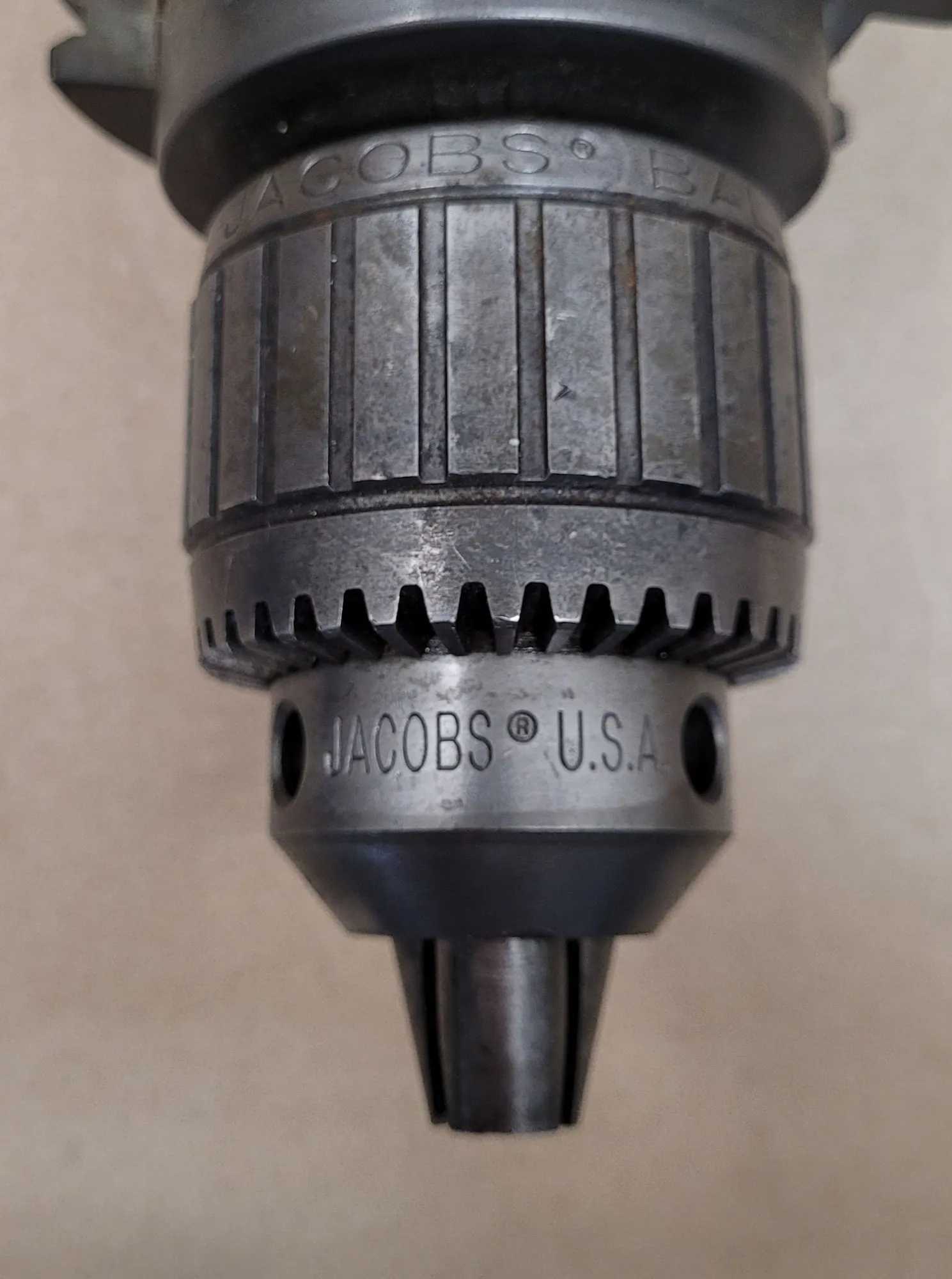 JACOBS 14N BALL BEARING SUPER CHUCK 3JT CAT 50 0-1/2 IN 0-13 MM K3 KEY - MACHINE TOOLING