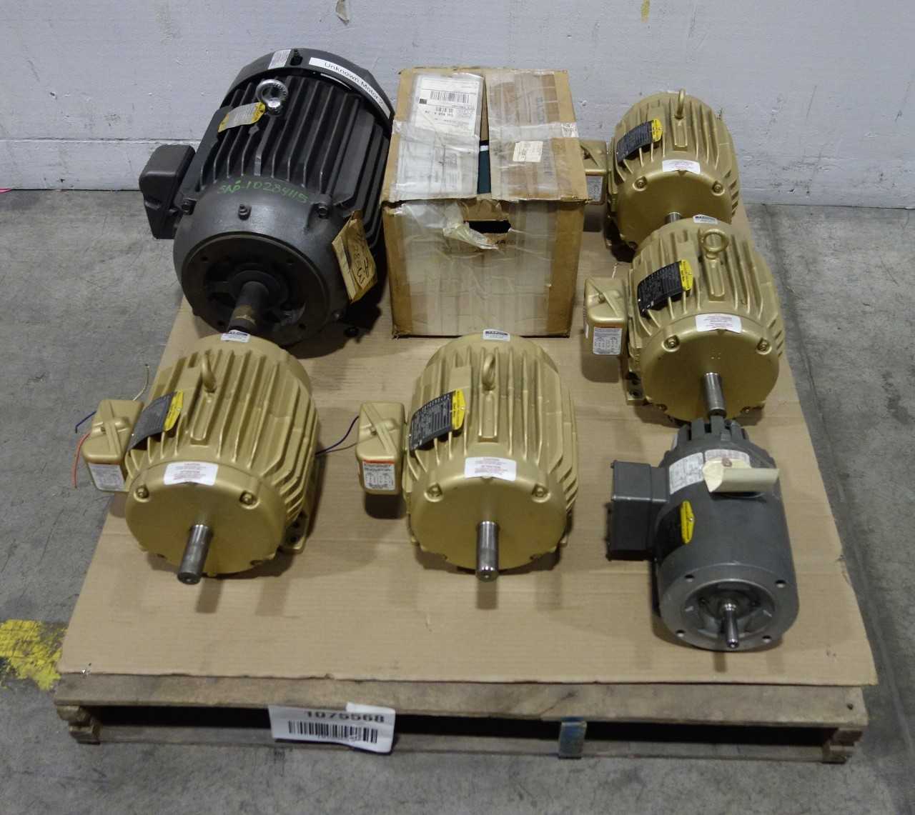 SKU 1075568- PALLET  OF ASSORTED BALDOR AC MOTORS - AC MOTOR