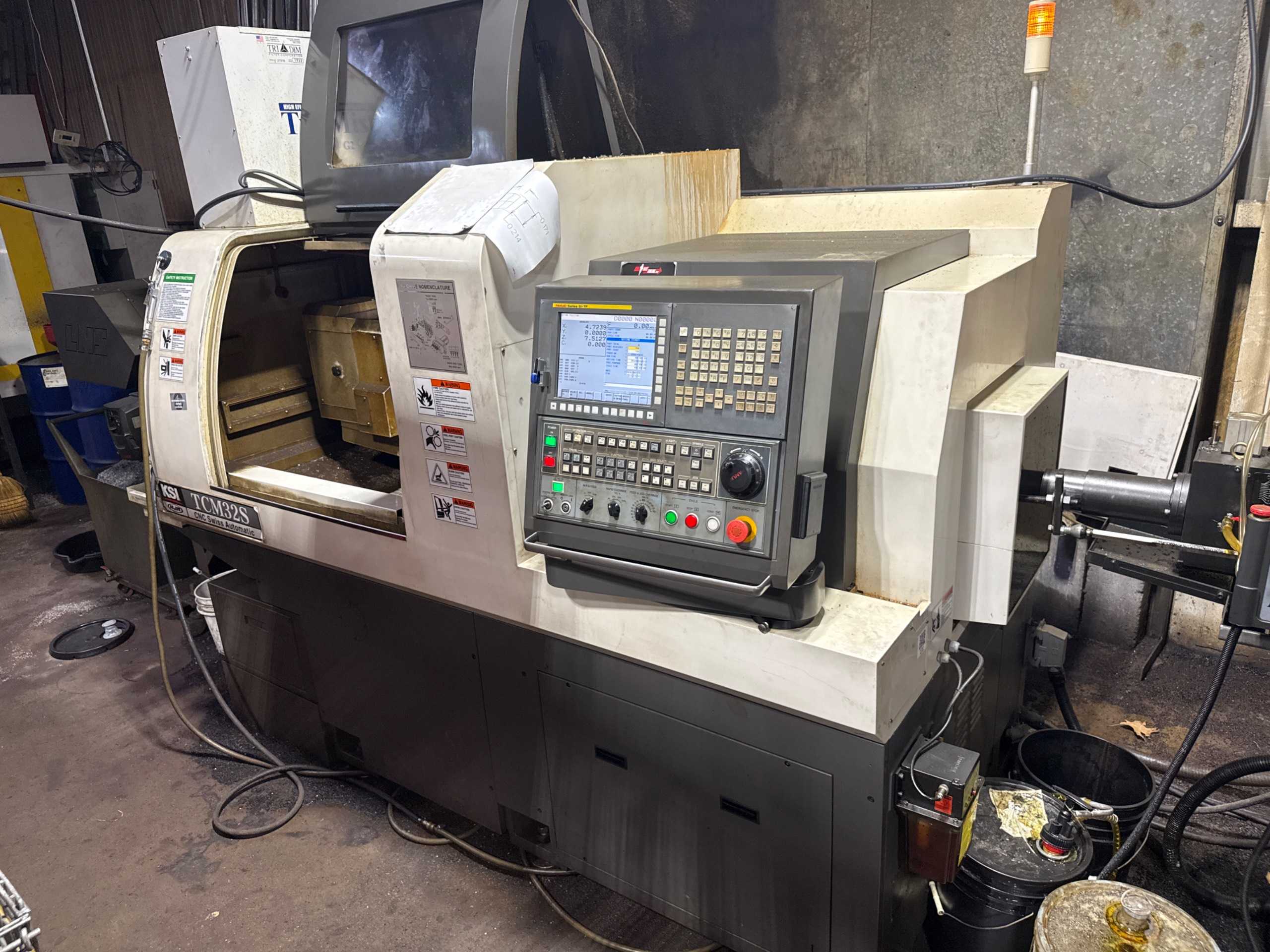2018 KSI TCM32S CNC SWISS-TYPE TURNING CENTER, 7-AXIS, 32MM, 8,000 RPM - CNC LATHES