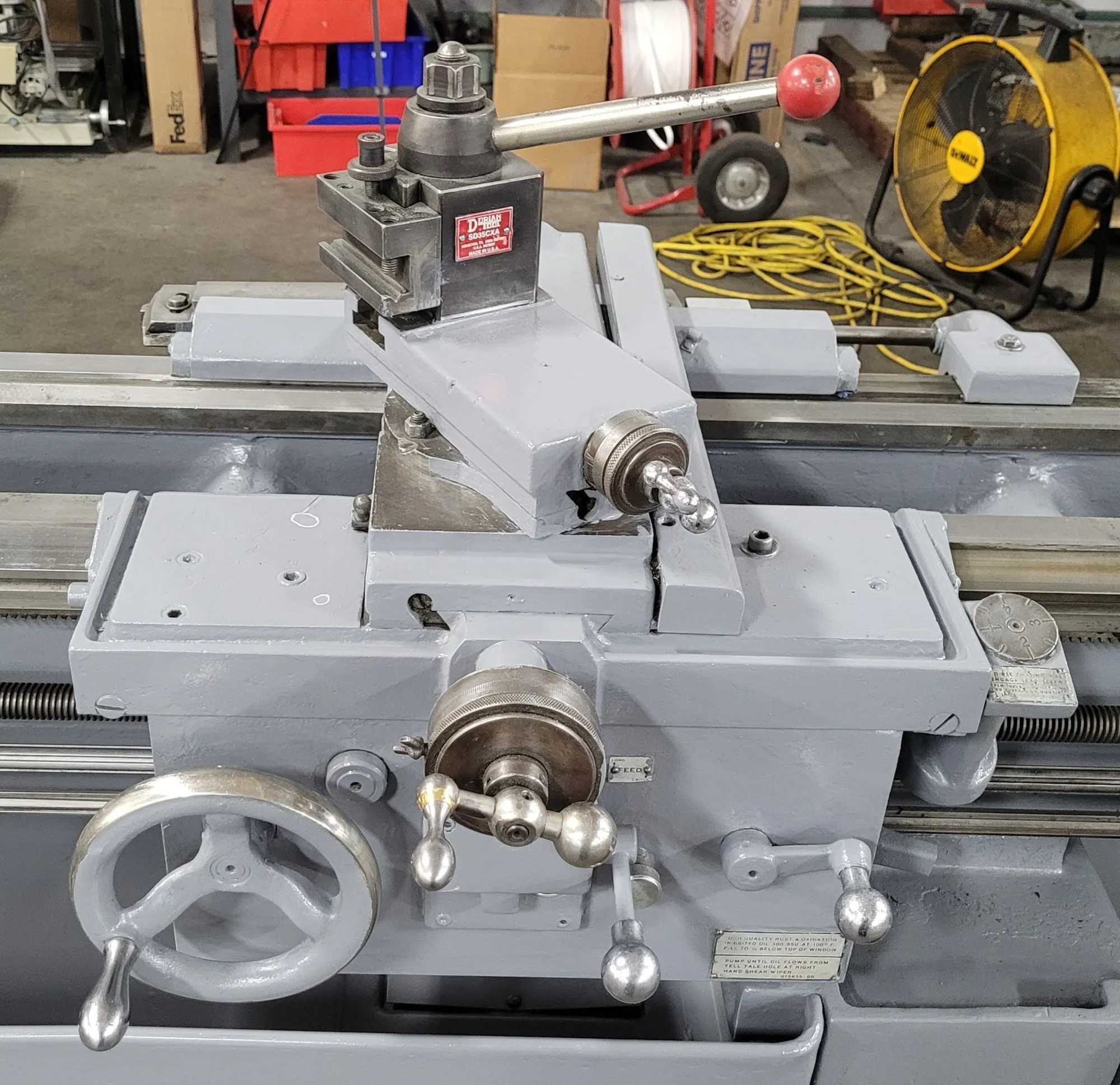 LEBLOND 15 REGAL ENGINE LATHE, 15" X 72" W/ TAPER ATTACHMENT, 7.5 HP, 460V 3 PHASE - MANUAL LATHES