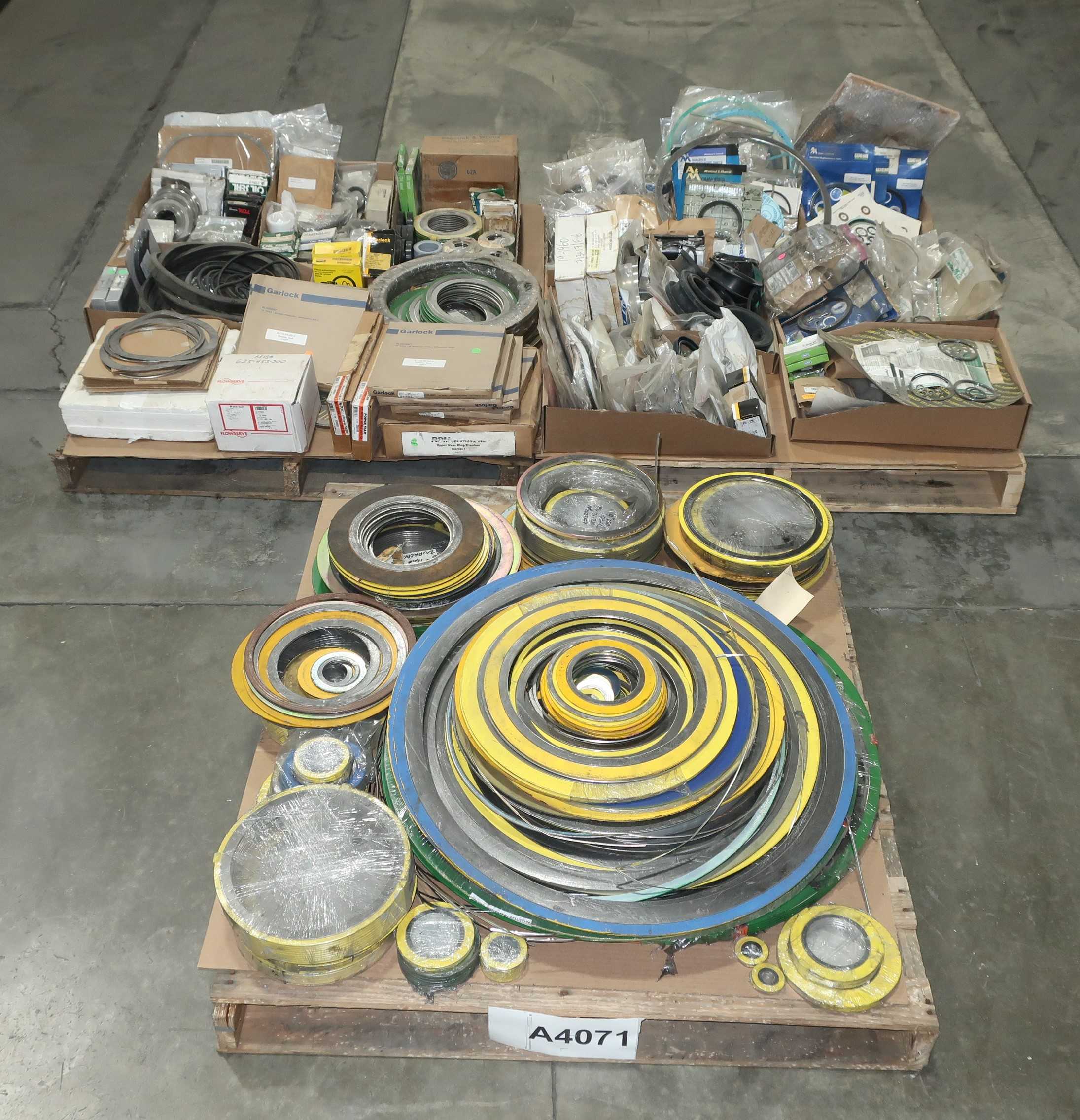 3 PALLETS OF ASSORTED SEALS - SEALS