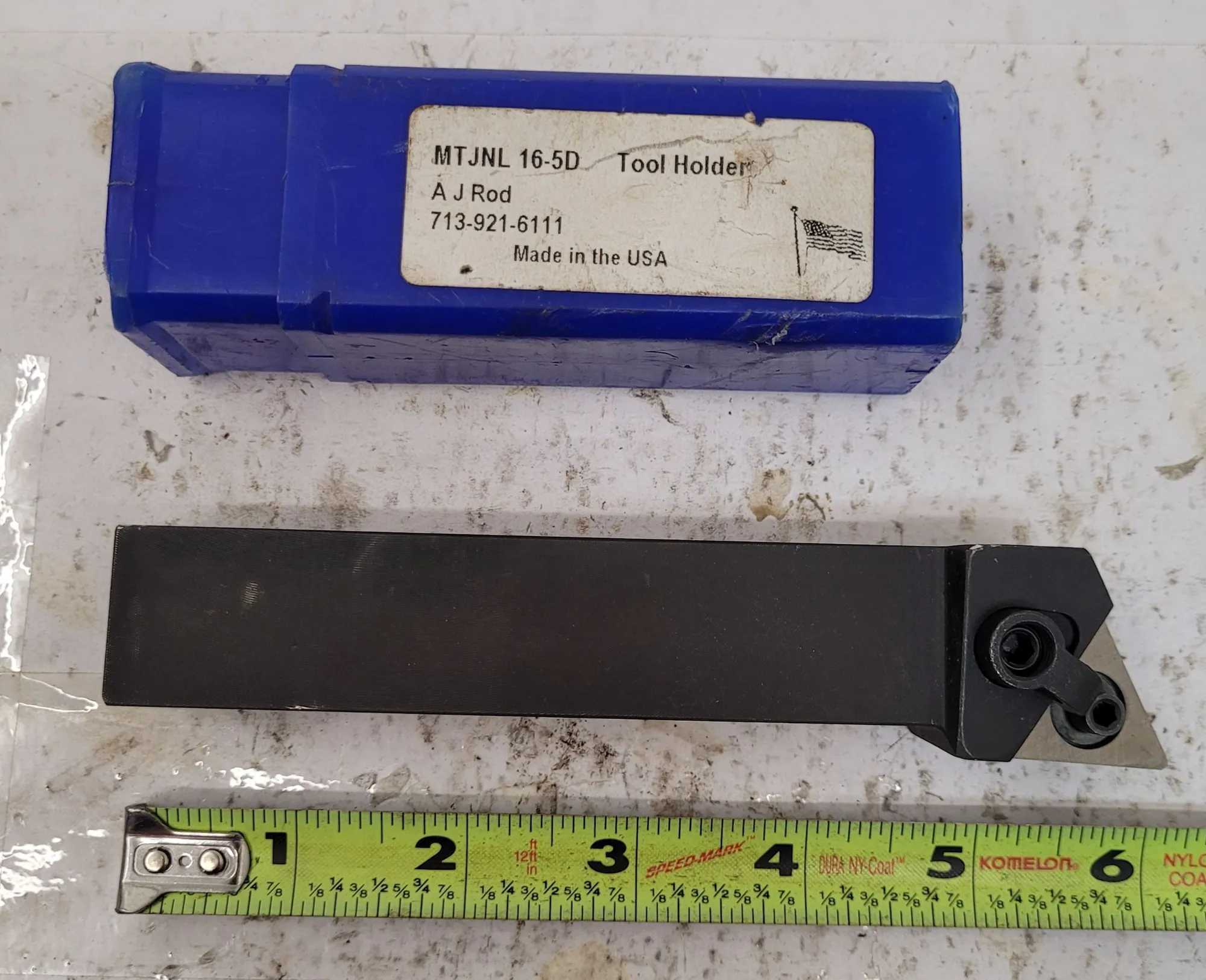 AJ ROD MTJNL 16-5D TOOL HOLDER - MACHINE TOOLING