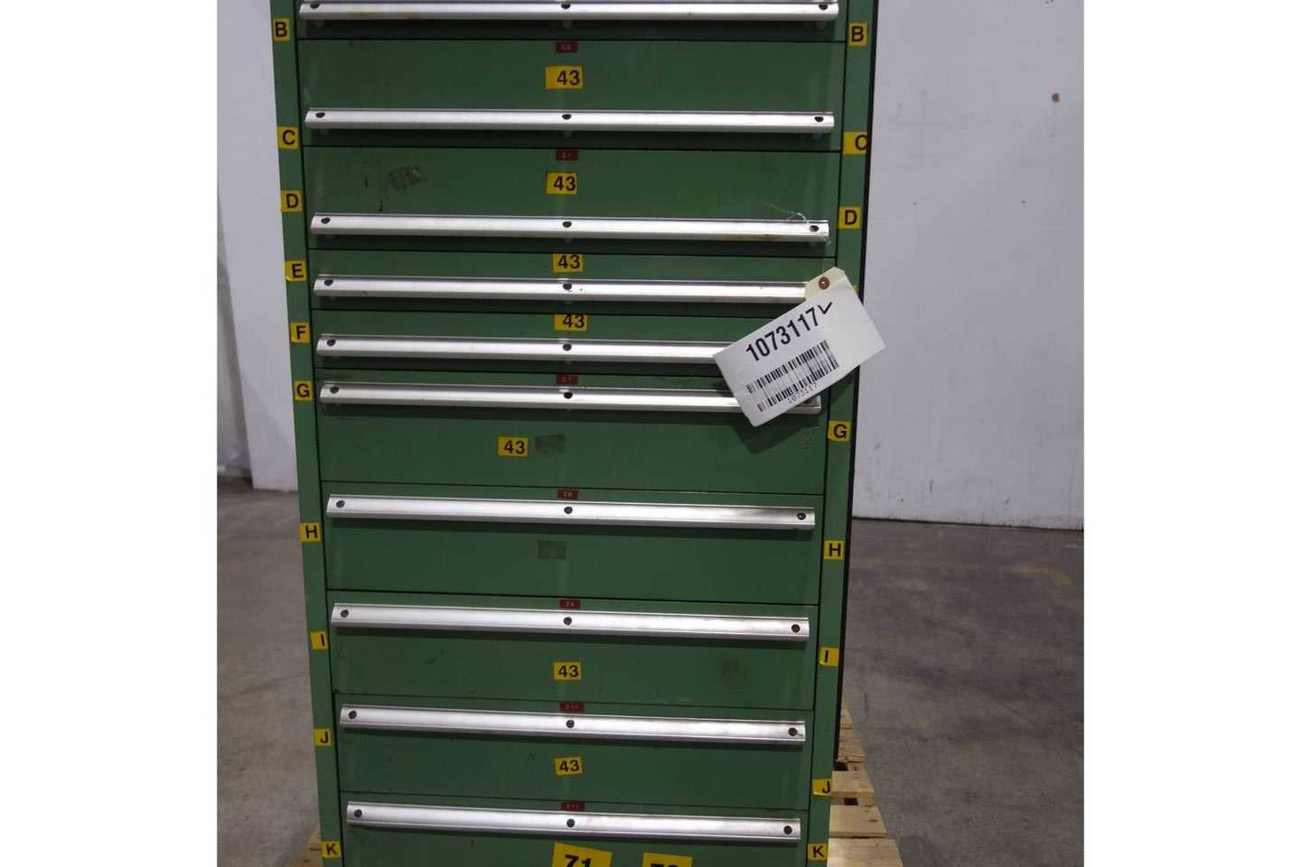 VIDMAR 11 DRAWER STORAGE CABINET VIDMAR 11 DRAWER STORAGE CABINET