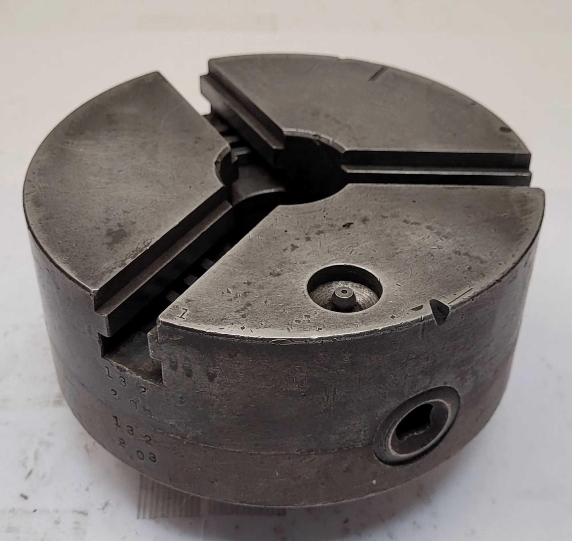 SKINNER LATHE CHUCK, 6-INCH DIAMETER, 3-JAW CONFIGURATION, MODEL 3806-48 - MACHINE TOOLING