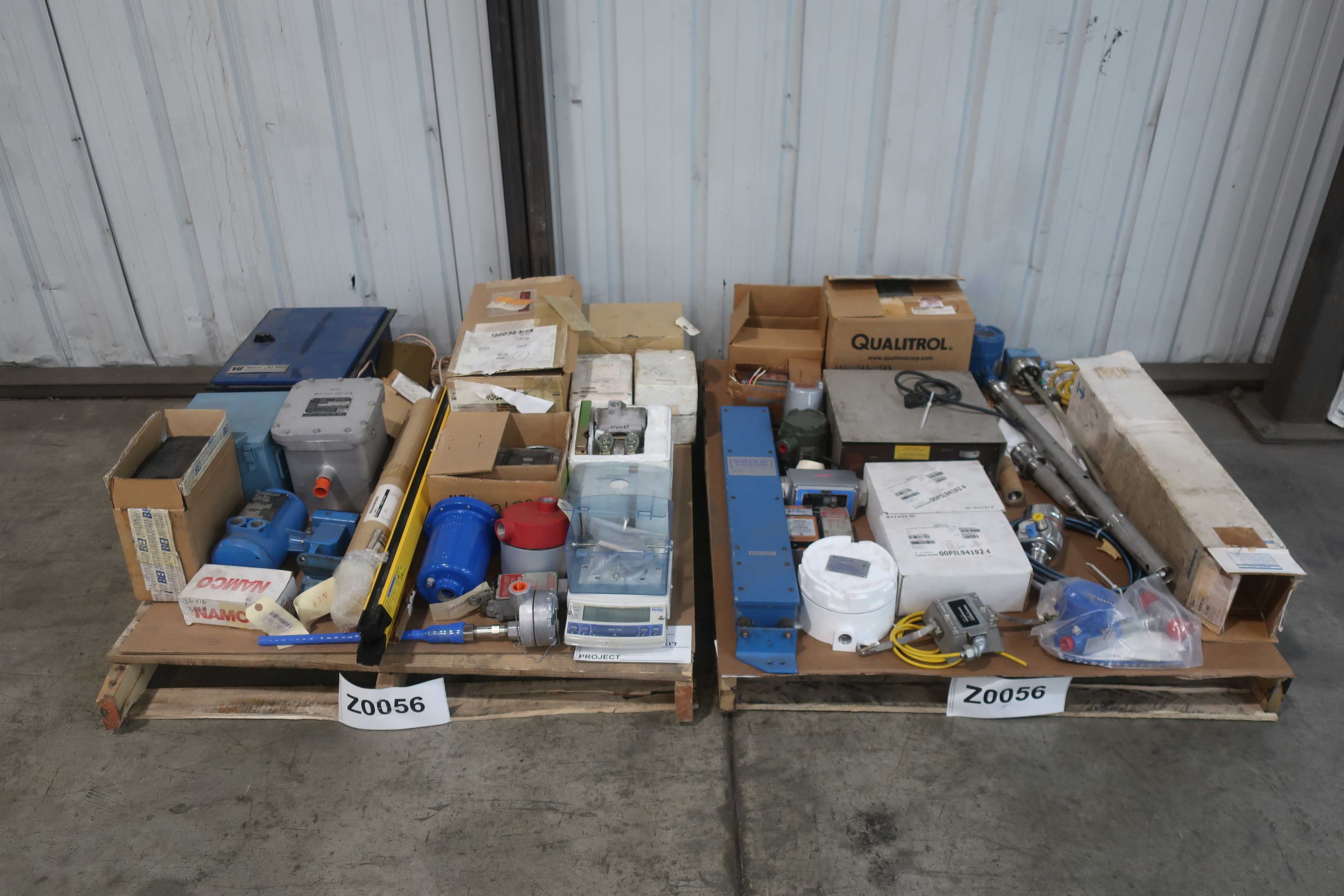 2 PALLETS OF ASSORTED INSTRUMENTATION - INSTRUMENTATION