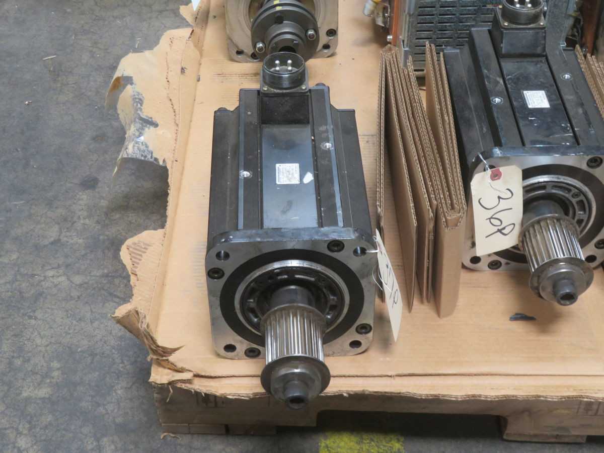 YASKAWA SGMGH-60NCB61 SERVO MOTORS, 6.0 KW POWER, 86.1 NM PEAK TORQUE, 3000 R/MIN MAX SPEED - SERVO MOTORS