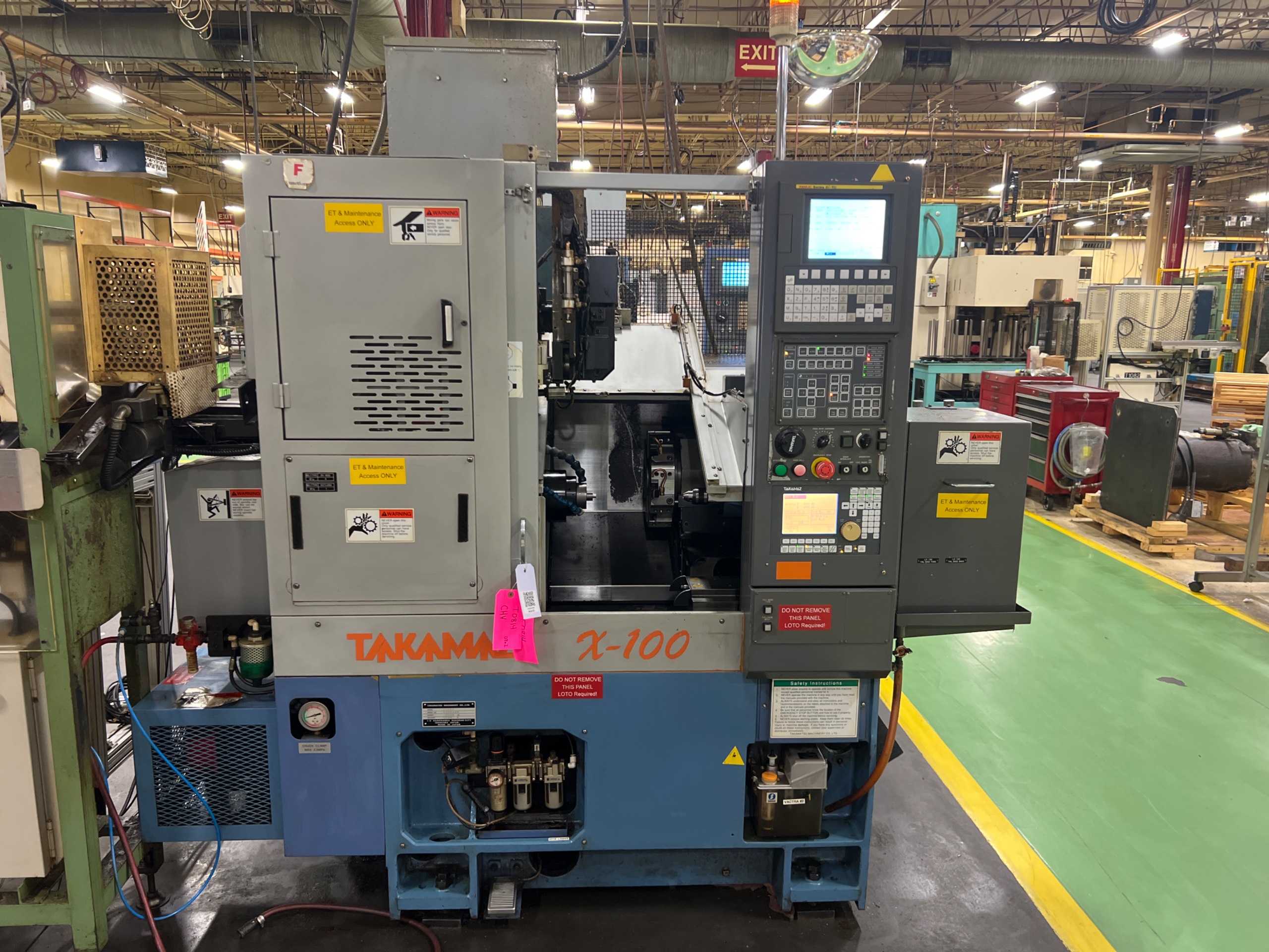 2006 TAKAMATSU X-100 CNC LATHE 2006 TAKAMATSU X-100 CNC LATHE