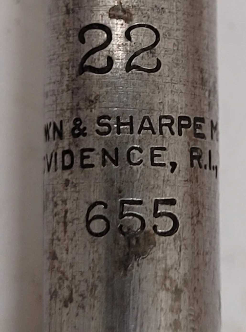 BROWN & SHARPE 23" MICROMETER STANDARD END MEASURING ROD - MACHINE TOOLING