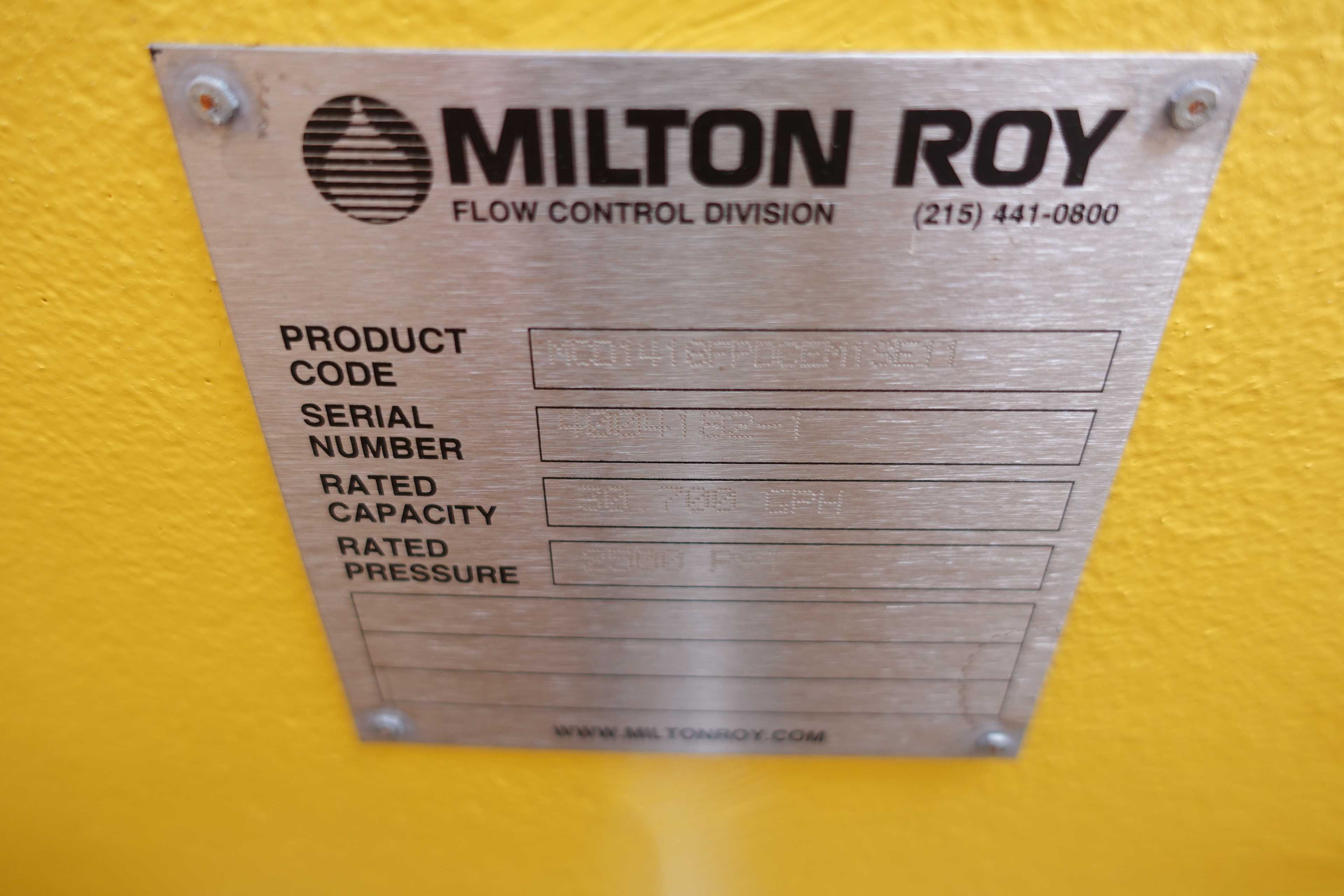 SKU 1761564 - MILTON ROY 30.700 GPH METERING PUMP - METERING PUMP