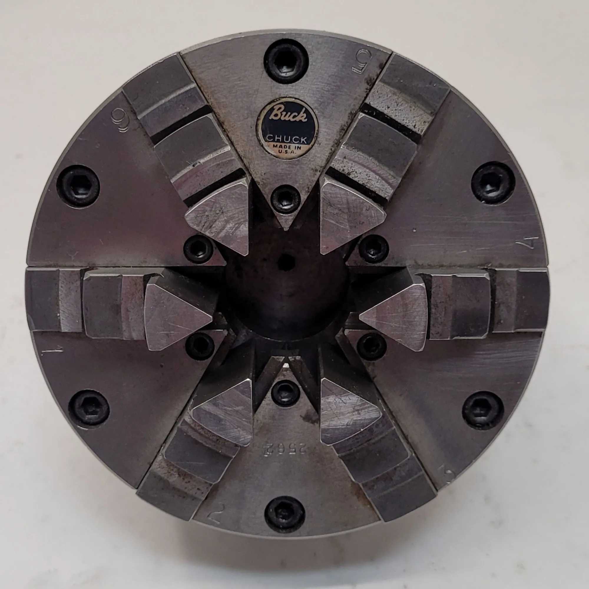 BUCK MODEL 2562 5" 6 JAW 5C COLLET CHUCK - PRECISION ENGINEERING TOOL - MACHINING TOOLING & PARTS