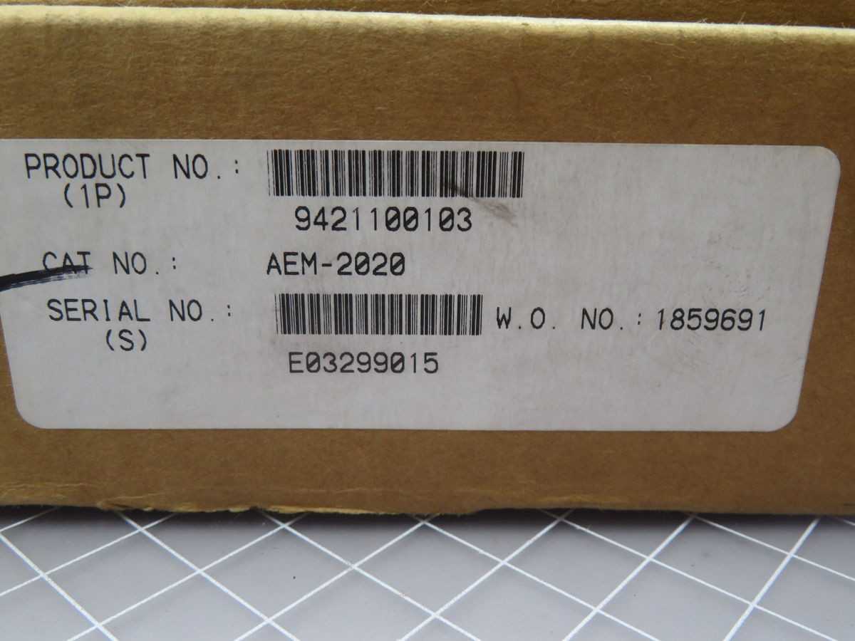 BASLER AEM-2020 E03299015, MACHINE CONTROL, 8-32VDC PWR, 5.1W CONS, 8 AI, 4 AO, 8 RTD - PLC MODULES