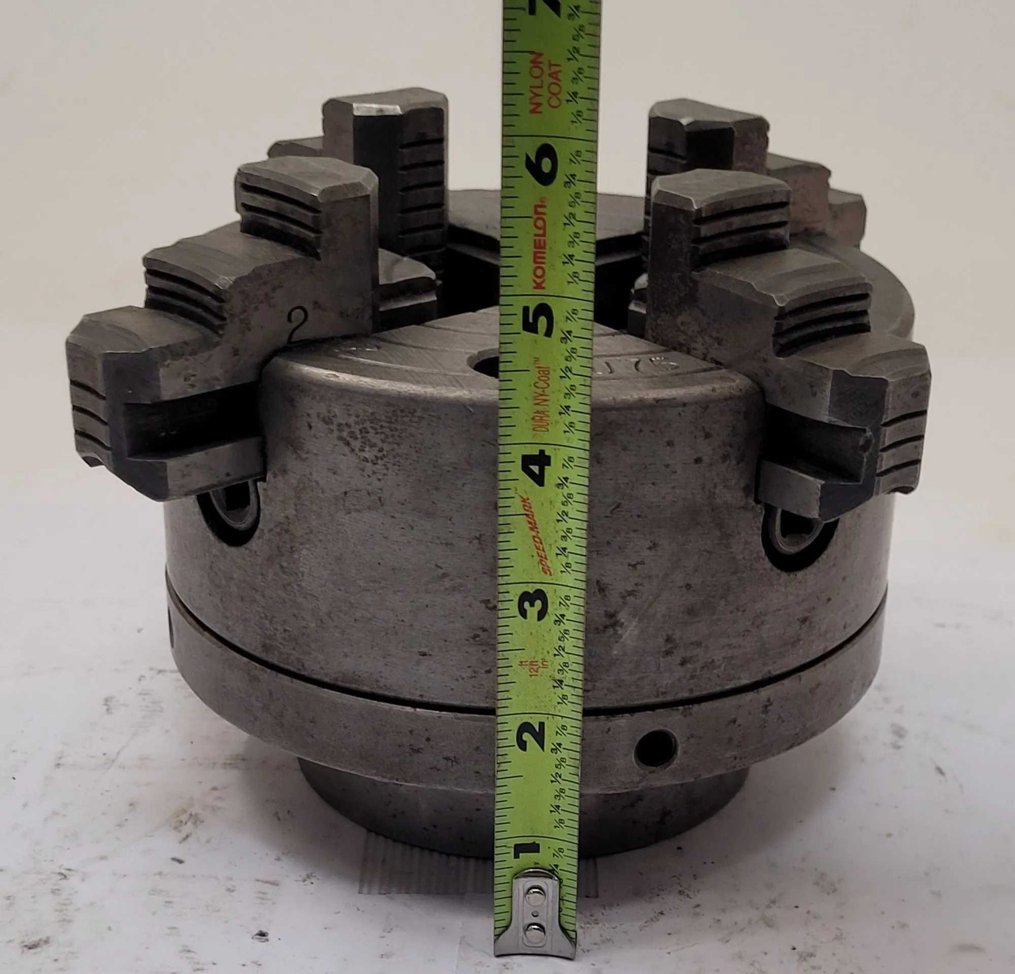 KC U75 LATHE CHUCK, 6-INCH, 4 JAW, 1-1/2 INCH CENTER HOLE - MACHINE TOOLING