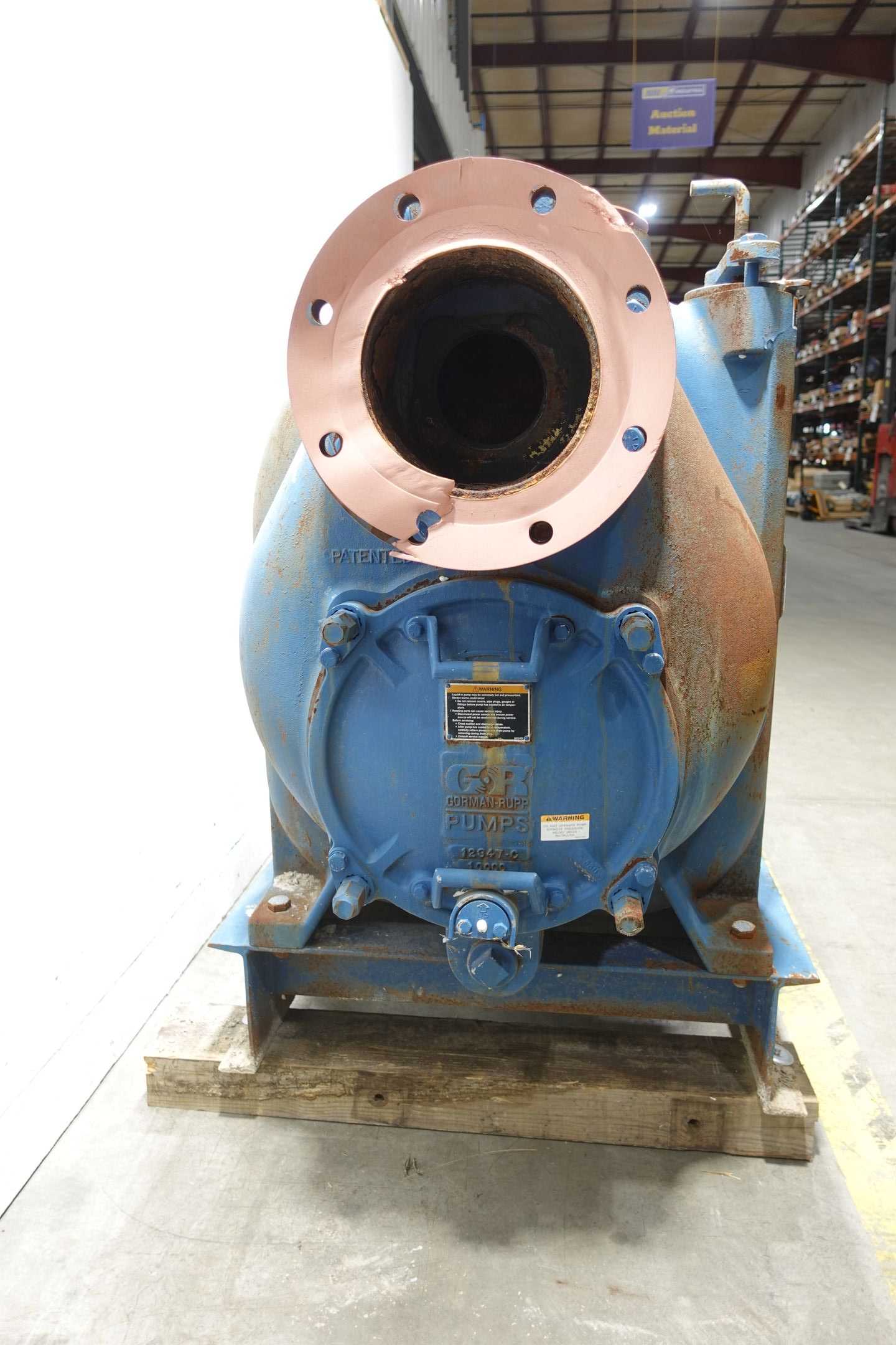 GORMAN-RUPP T8A61S-B CENTRIFUGAL PUMP; BALDOR 60 HP MOTOR - CENTRIFUGAL PUMP