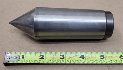 DEAD CENTER 5MT, 5-1/2IN OAL TAPERED SHANK, MORSE TAPER SIZE 5, COMES WITH SLEEVE - MACHINE TOOLING