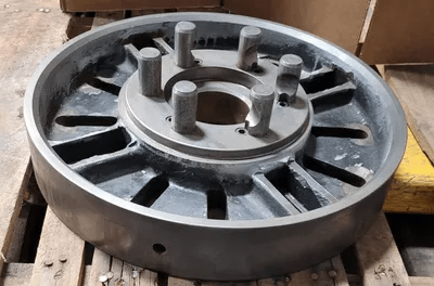 D1-6 LATHE PLATE – 14-1/2" WITH D1-6 MOUNT, 6 PINS - MACHINE TOOLING