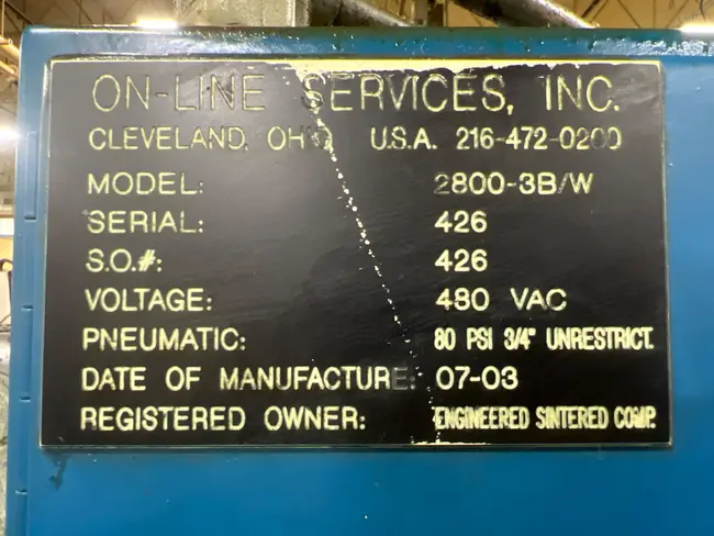 2003 CDMC 2800-3B/W DEBURRING MACHINE - undefined