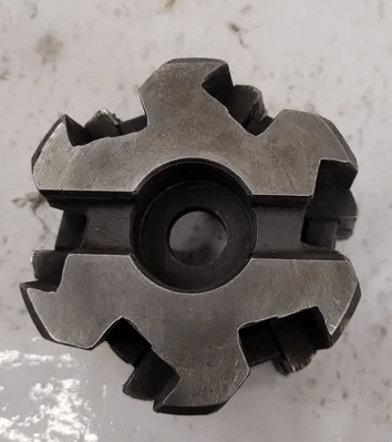VALENITE INDEXABLE FACE MILL CUTTER B-3-6R, 3" CUTTING DIA, 1" ARBOR, HOLDS 6 INSERTS - MACHINE TOOLING