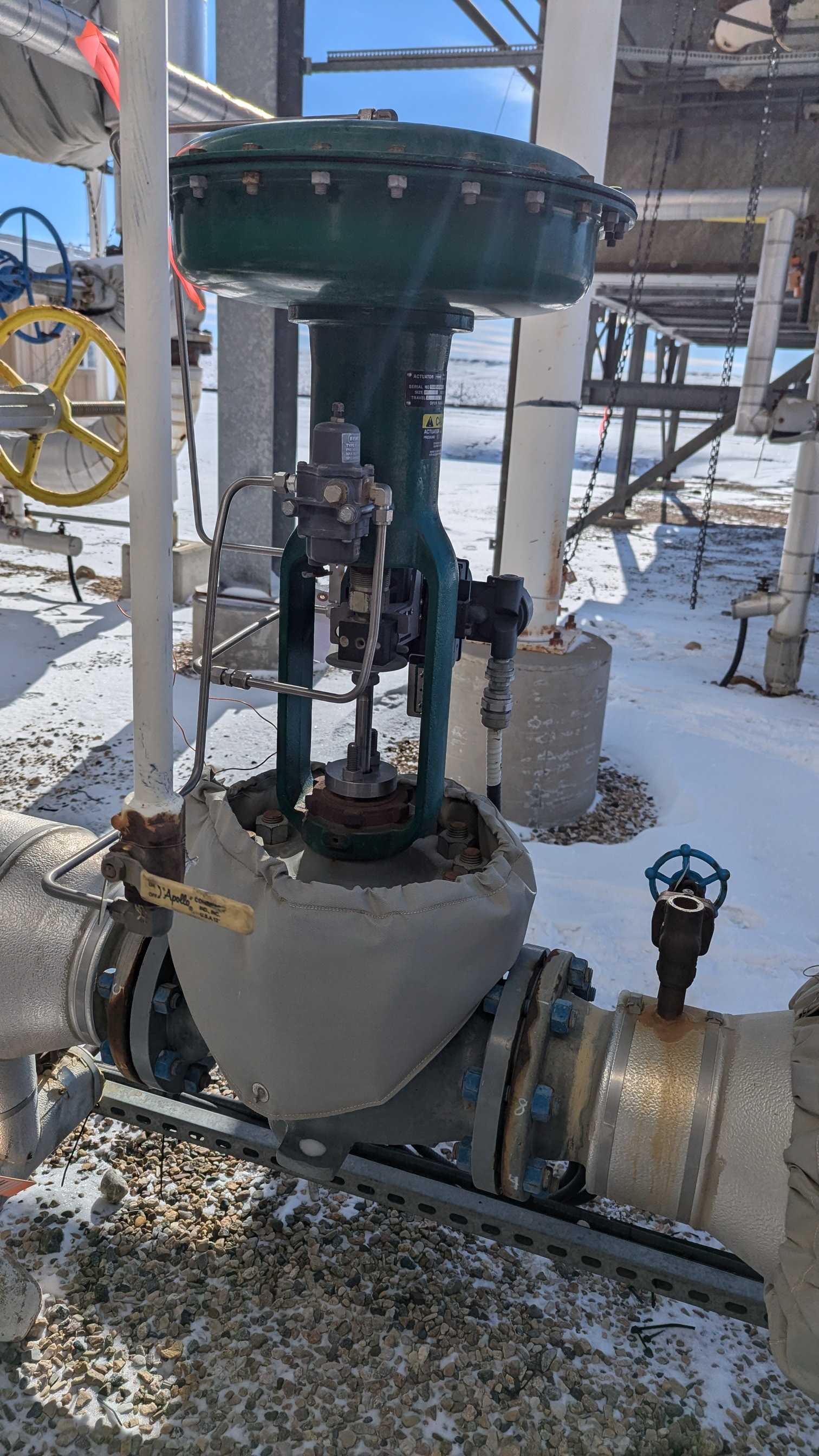 FISHER CONTROL VALVE & 657 ACTUATOR ASSEMBLY - VALVE & ACTUATOR ASSEMBLY