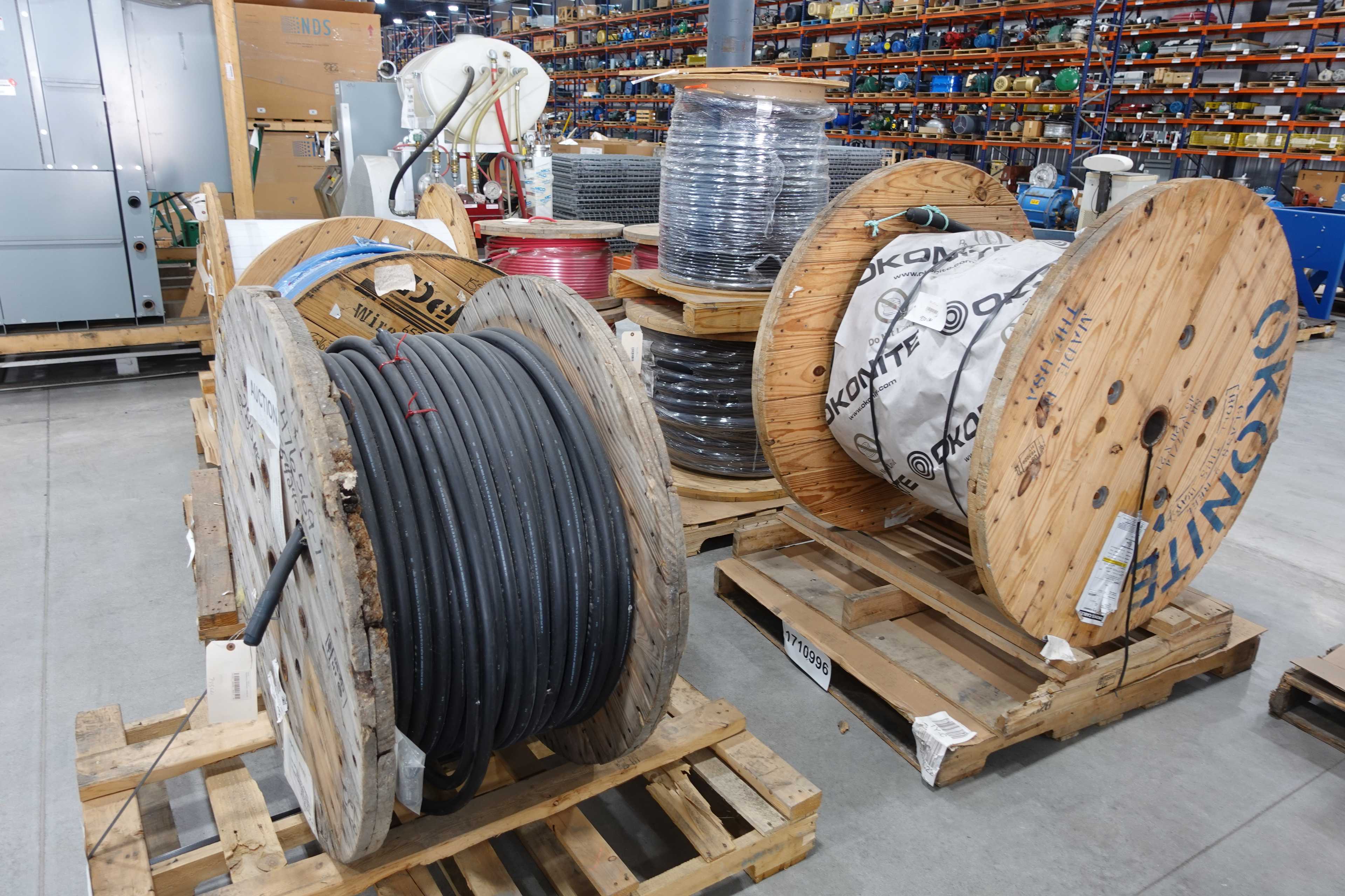 SKU 1710996 - 6 PALLETS OF ASSORTED INSULATED WIRE - ELECTRICAL WIRE