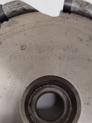 INGERSOLL 5W7K-60R01 / 7002836-D 6" SHELL MILL - 9 EFF. TEETH, 16.00 MM PROFILE RADIUS - MACHINE TOOLING