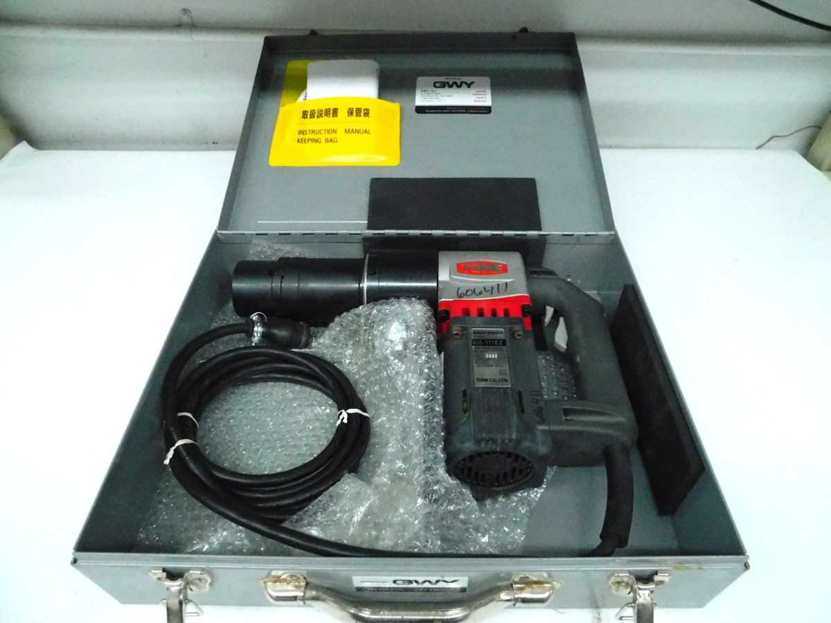 TONE GS-111EZ, HAND TOOLS, 2000W INPUT, 120 VAC, 1400 NM MAX TORQUE, 10 RPM, 7.6 KG WEIGHT - HAND TOOLS