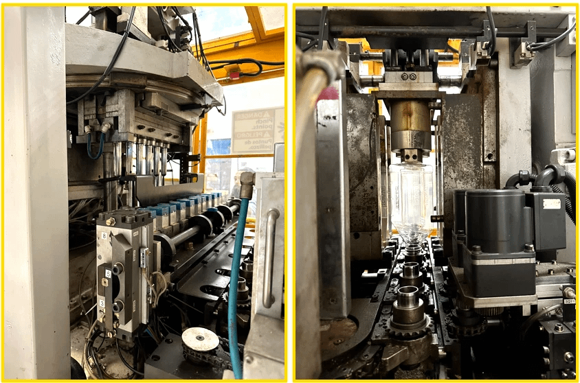 2002 NISSEI ASB PF6-2B V3 INJECTION STRETCH BLOW MOLDING MACHINE - PLASTICS & RUBBER