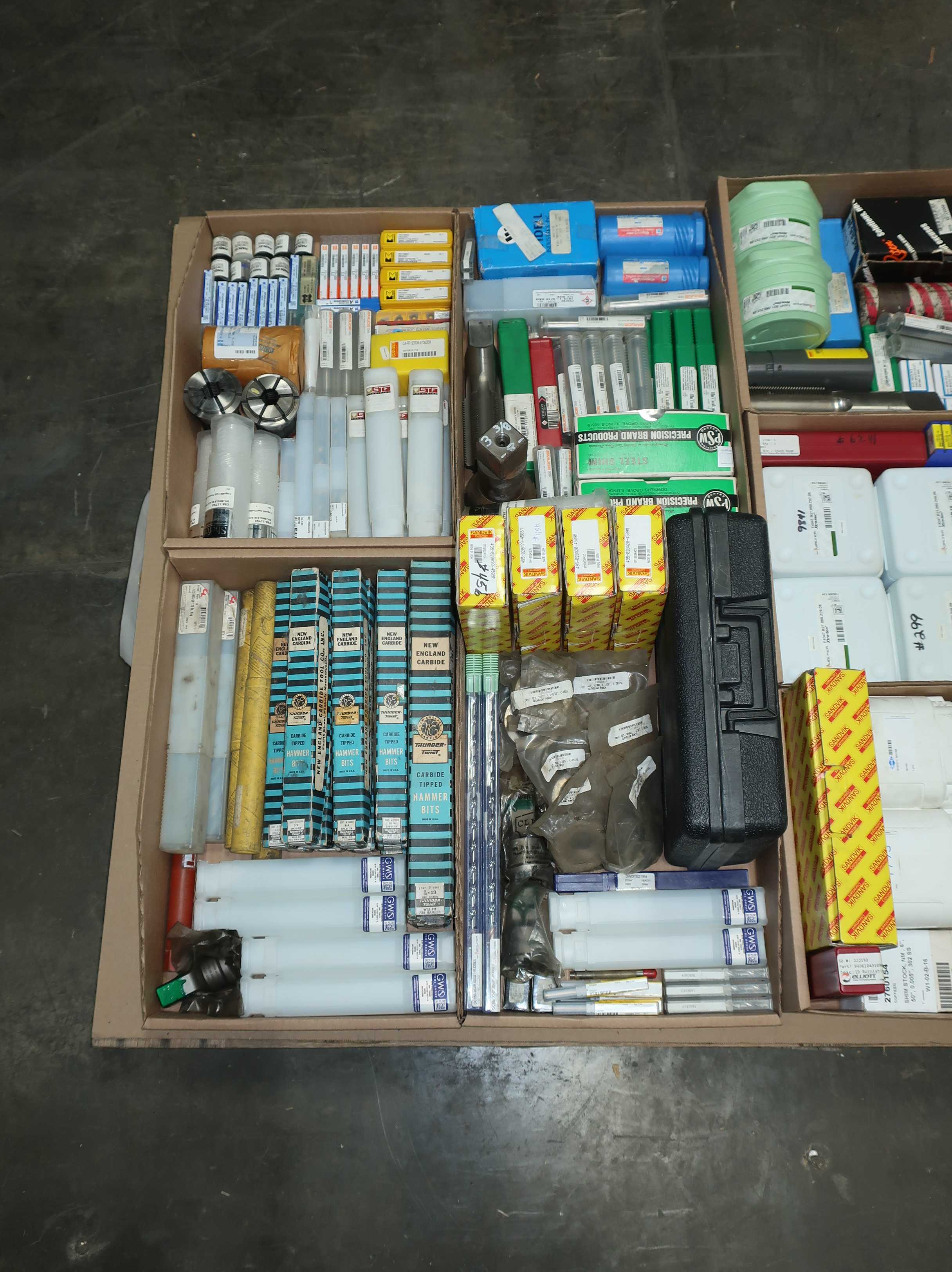 SKU 1751037 - PALLET OF ASSORTED METALWORKING TOOLING - MACHINE TOOLING