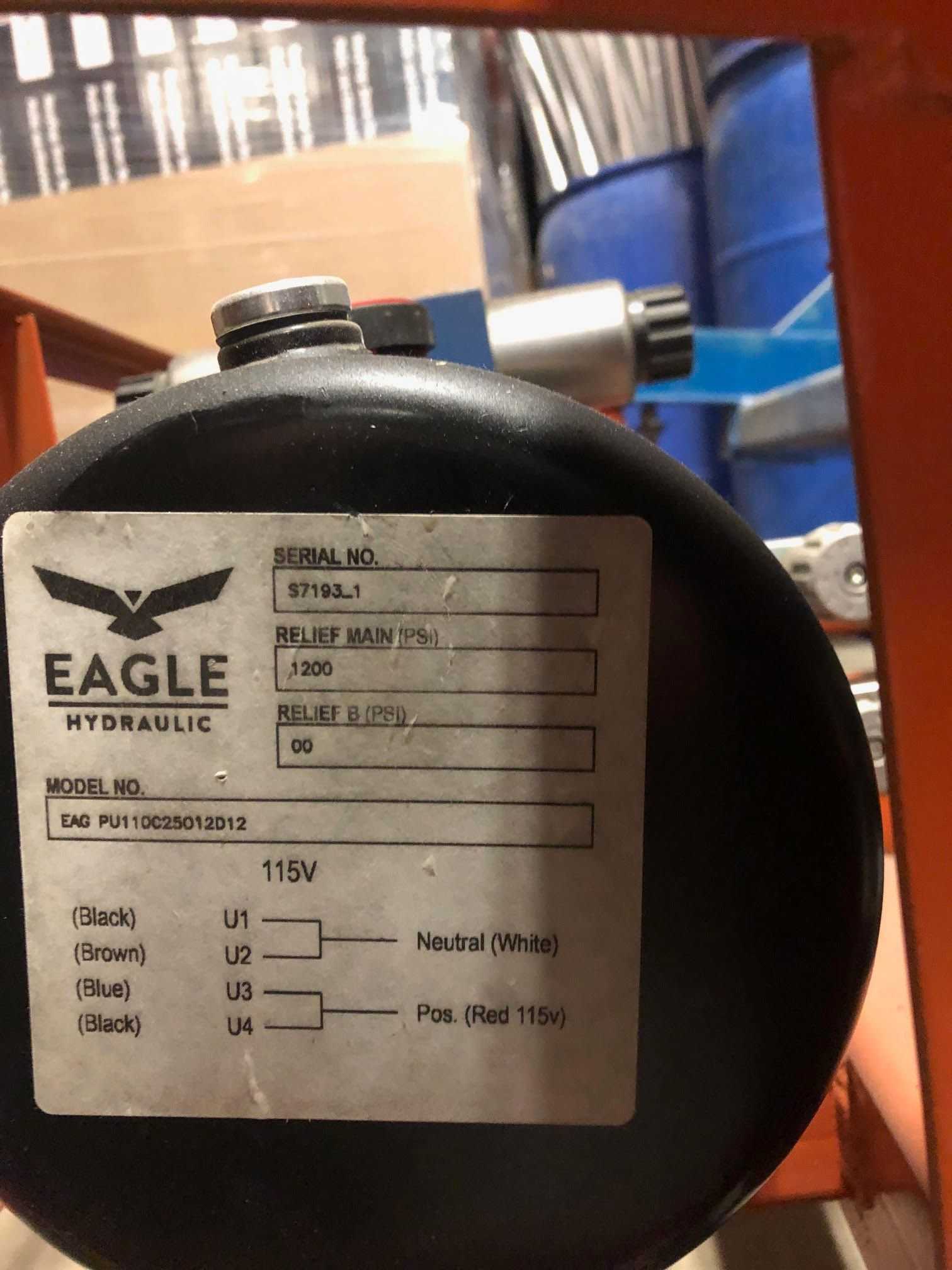 EAGLE HYDRAULIC HBU3012-ORB PALLET POSITIONER - ELECTRIC PALLET JACK