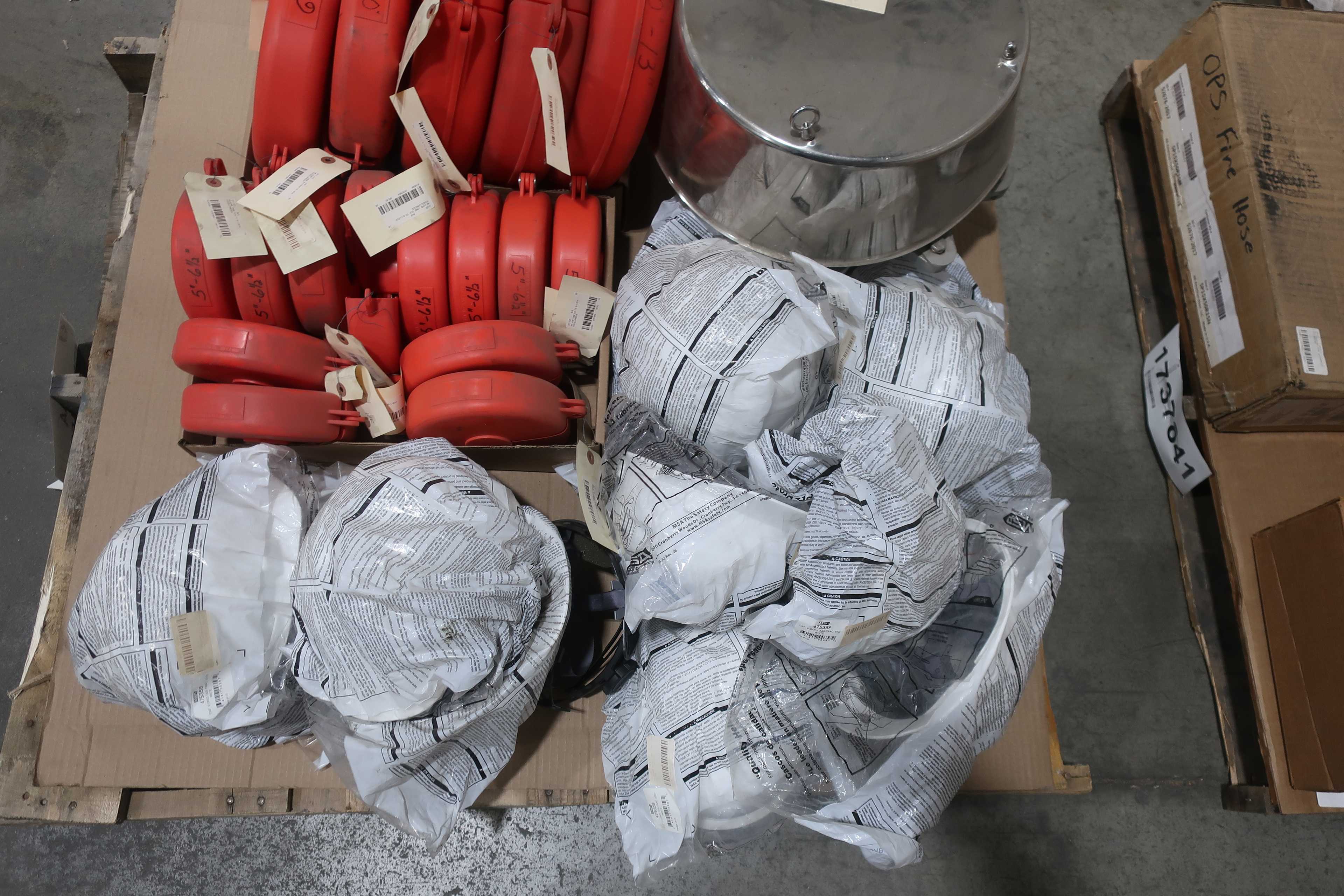 SKU 1737841 - 4 PALLETS OF ASSORTED SAFETY EQUIPMENT - SAFETY EQUIPMENT