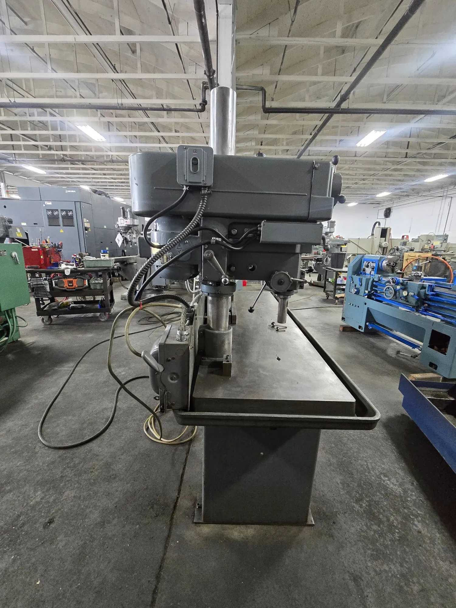 CLAUSING 22VI 20" VARI-SPEED FLOOR DRILL PRESS 1 1/2 HP 3-PHASE NO. 3 MT TAPER - UPRIGHT DRILL PRESSES