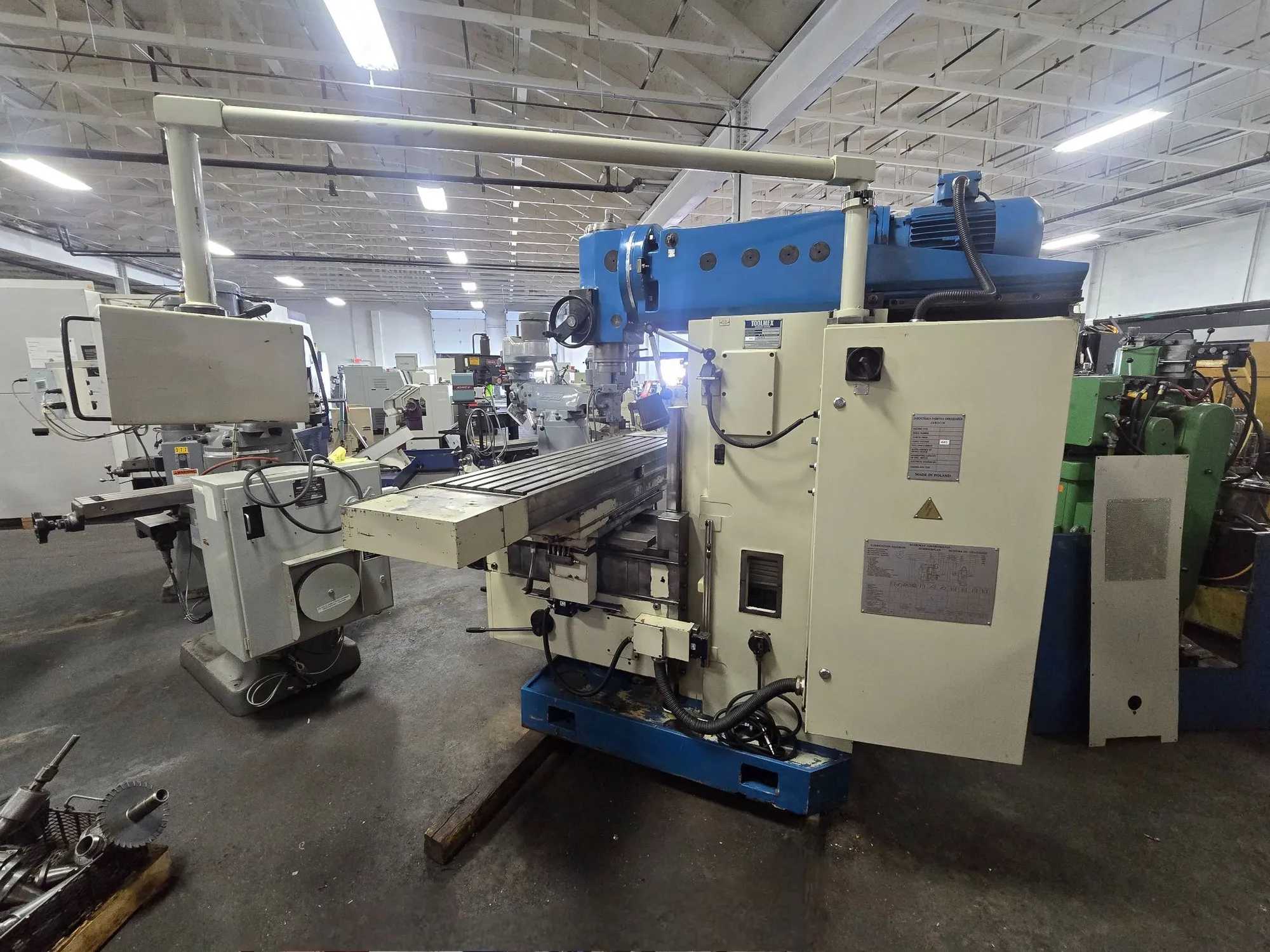JAFO/TOOLMEX FWR 40J2 UNIVERSAL HORIZ MILL, 400X1400MM TABLE, ISO 50 TAPER, 9.8 HP - HORIZONTAL MILLING MACHINES