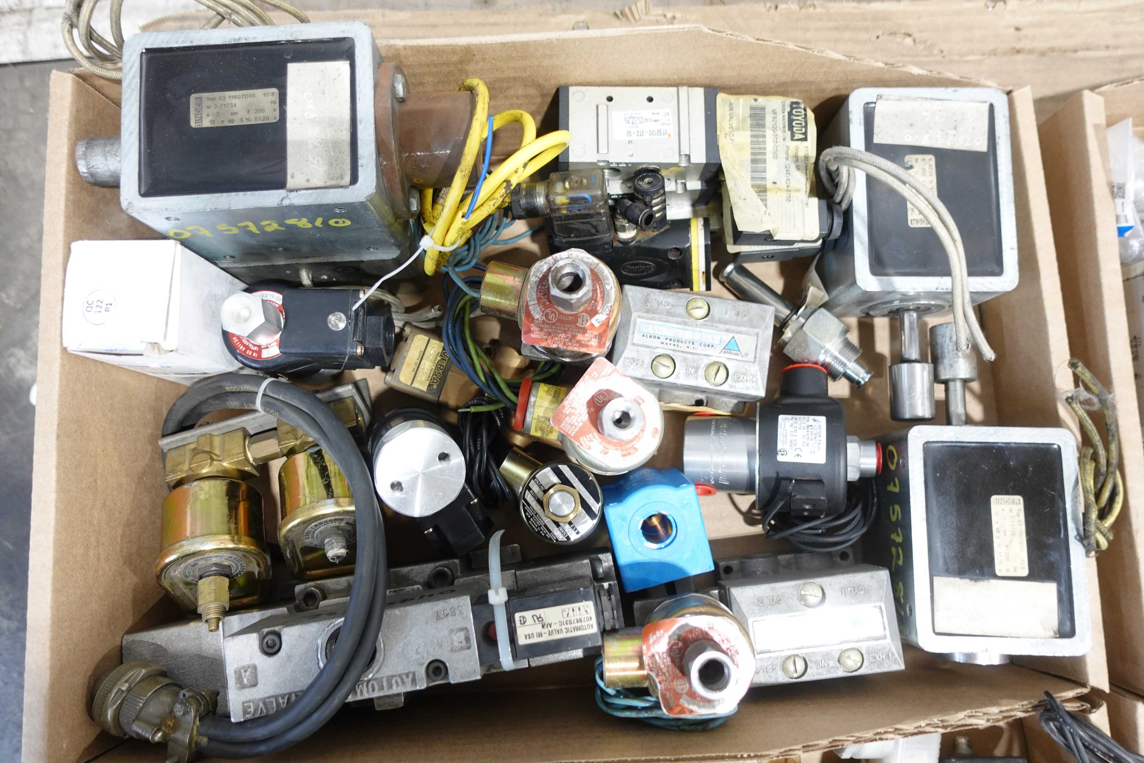 SKU 1727262 - PALLET OF ASSORTED SOLENOID VALVES, ASCO, NITRA, PARKER, SKINNER, ATKOMATIC - SOLENOID VALVE