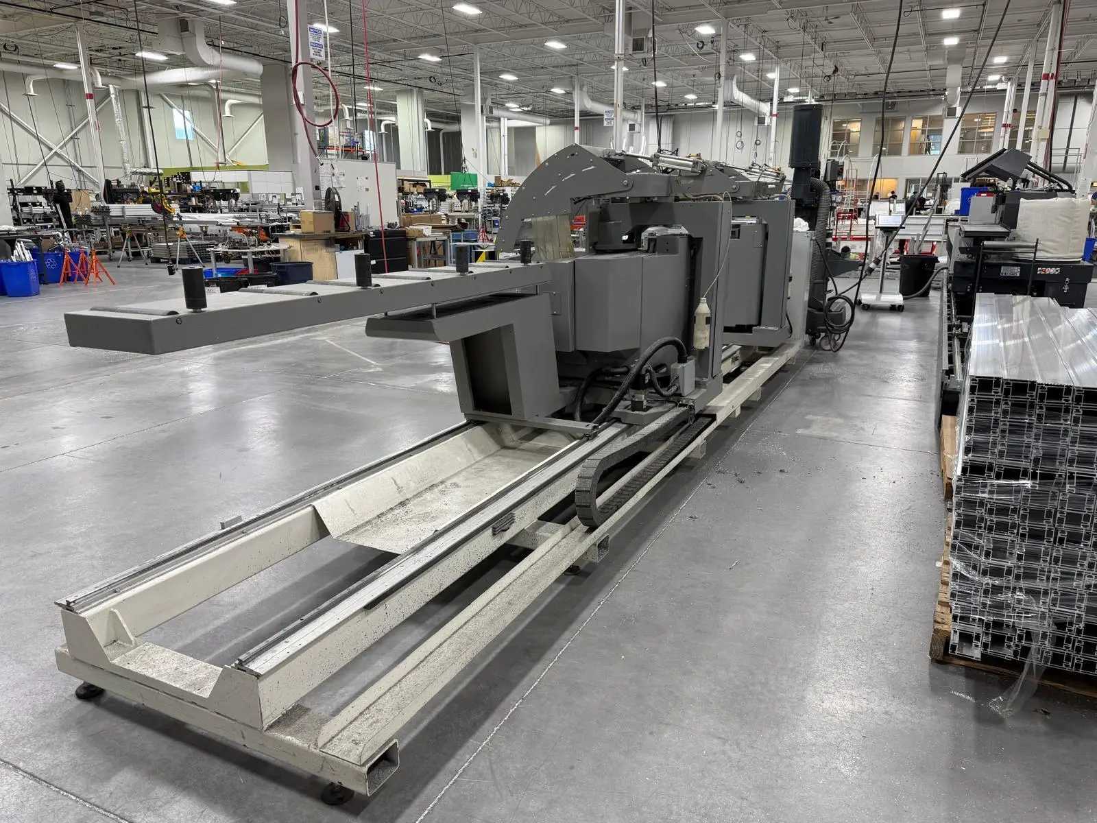 2017 MEPAL ITALIA REMIX DUCCM 550 CNC DOUBLE COMPOUND MITRE SAW 4M 21.6IN BLADES 2X4HP 220V - METAL SAWS