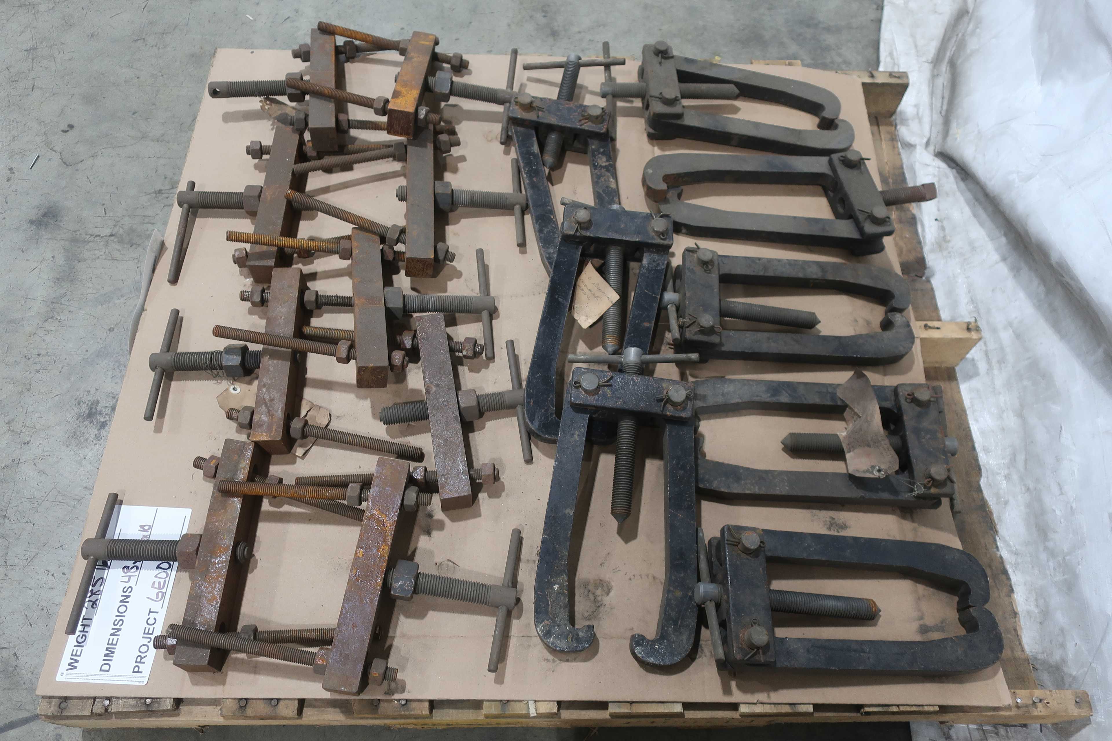 PALLET OF BEARING PULLERS - HAND TOOLS