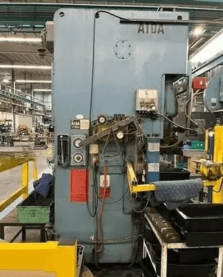 AIDA NC1-80(1) 88 TON SINGLE-CRANK GAP-FRAME PRESS, 3.93" STROKE, 10 HP, 55-110 SPM - MECHANICAL PRESSES