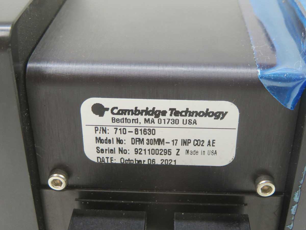 CAMBRIDGE TECHNOLOGY 710-81630 MCA57113-ES17786, GALVANOMETER SCANNER HEAD - SCANNERS