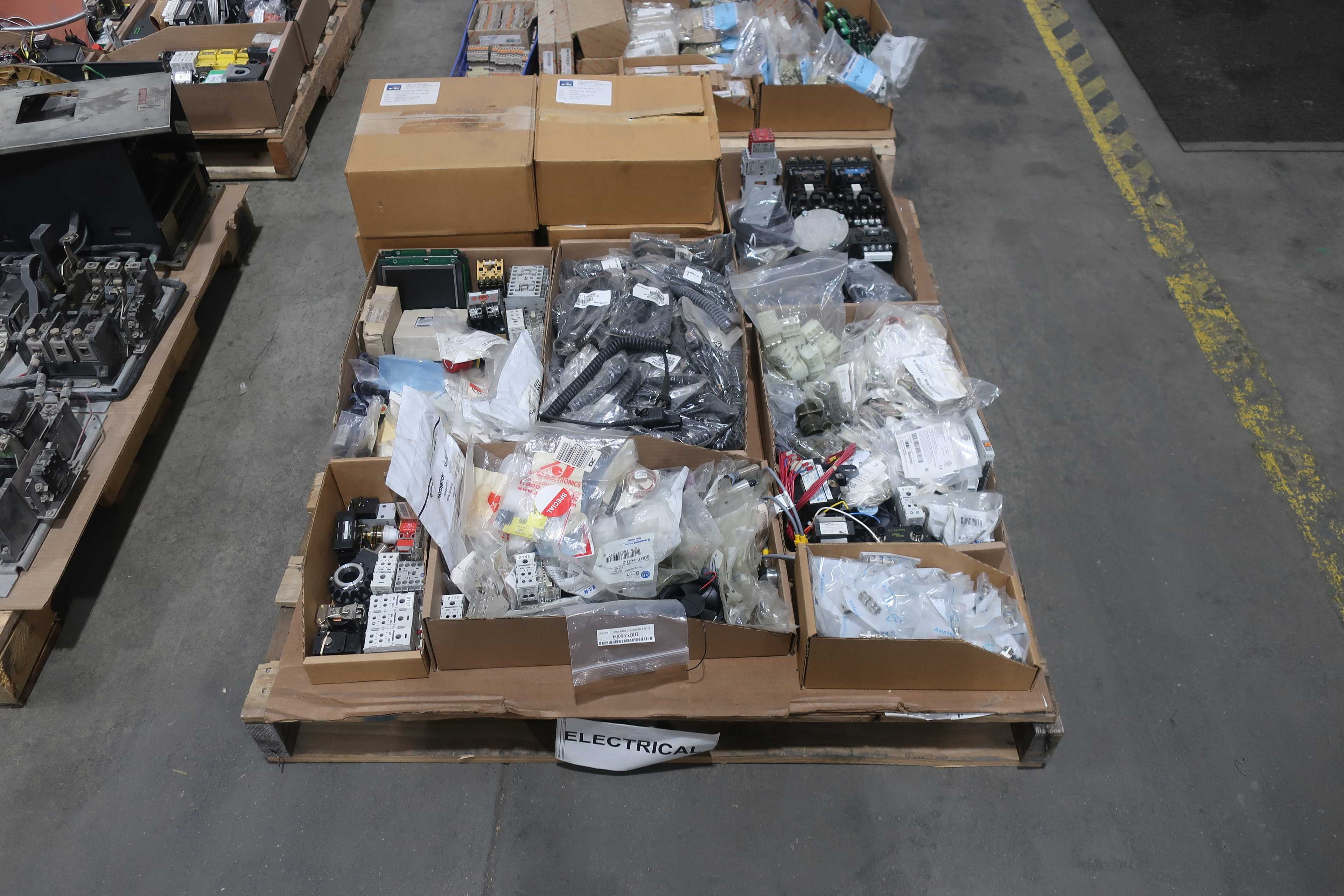 SKU 1741403 - 4 PALLETS OF ASSORTED ELECTRICAL - ELECTRICAL COMPONENTS