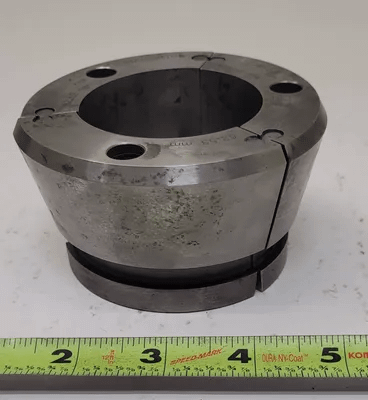 HARDINGE HQC-65 QUICK CHANGE COLLET SERIES 65, 62.53 MM SIZE, 2.25” HEIGHT, NON-SERRATED - MACHINE TOOLING