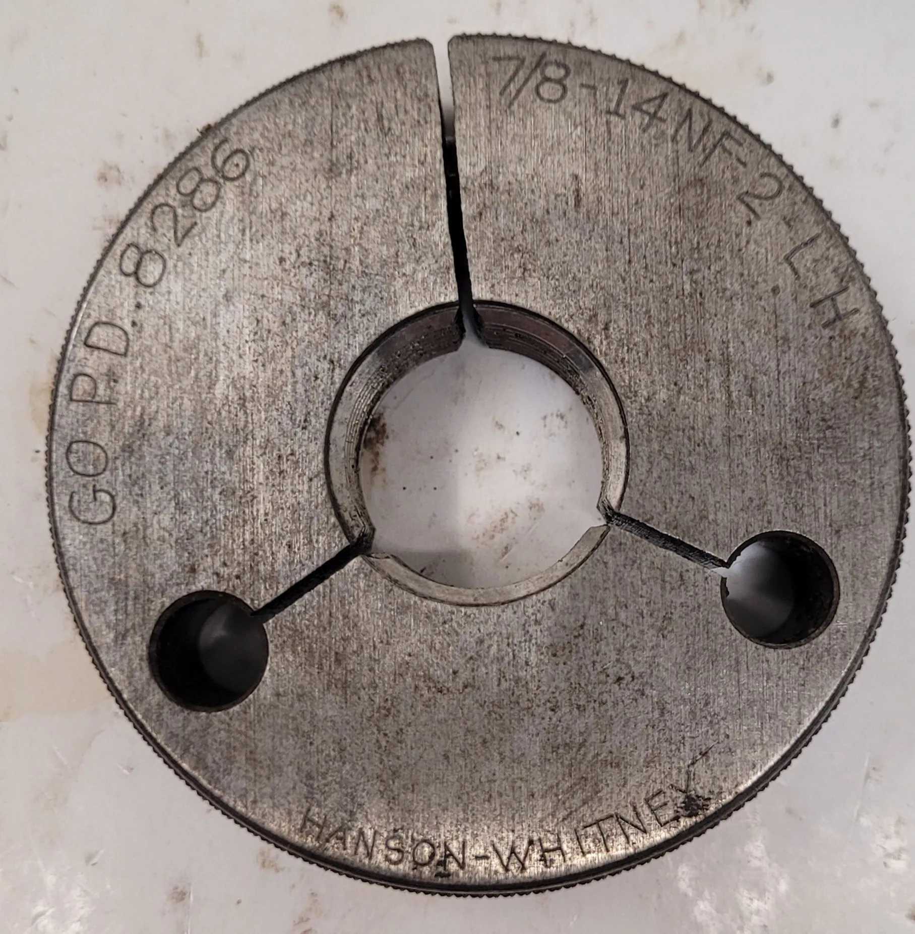 HANSON & WHITNEY THREAD RING GAUGES - VARIOUS SIZES - SET OF 5 - MACHINE TOOLING
