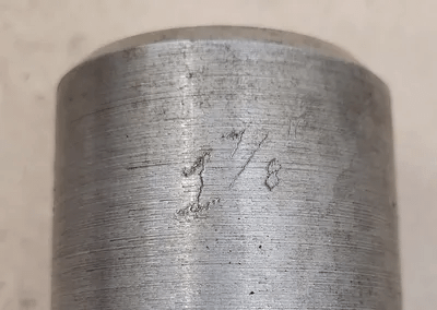 KEYSEATER BROACH BUSHING 1-7/8" OD X 3-1/8" OAL WITH 9/16" MEASURED SLOT SIZE - MACHINE TOOLING